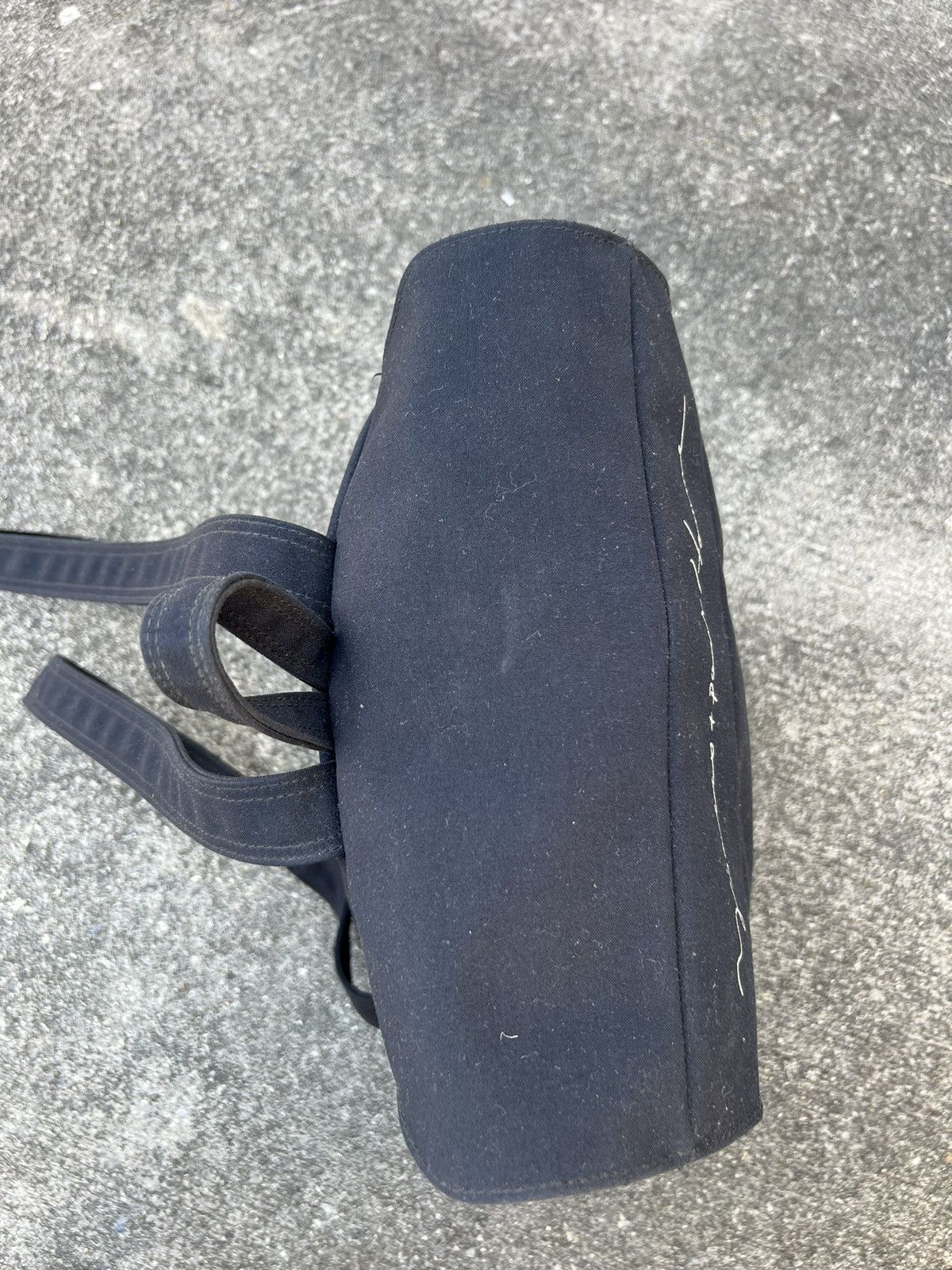 Yohji Yamamoto VTG Yohji Yamamoto Y’saccs + Pour Homme Black Backpack Bag Size ONE SIZE - 10 Thumbnail