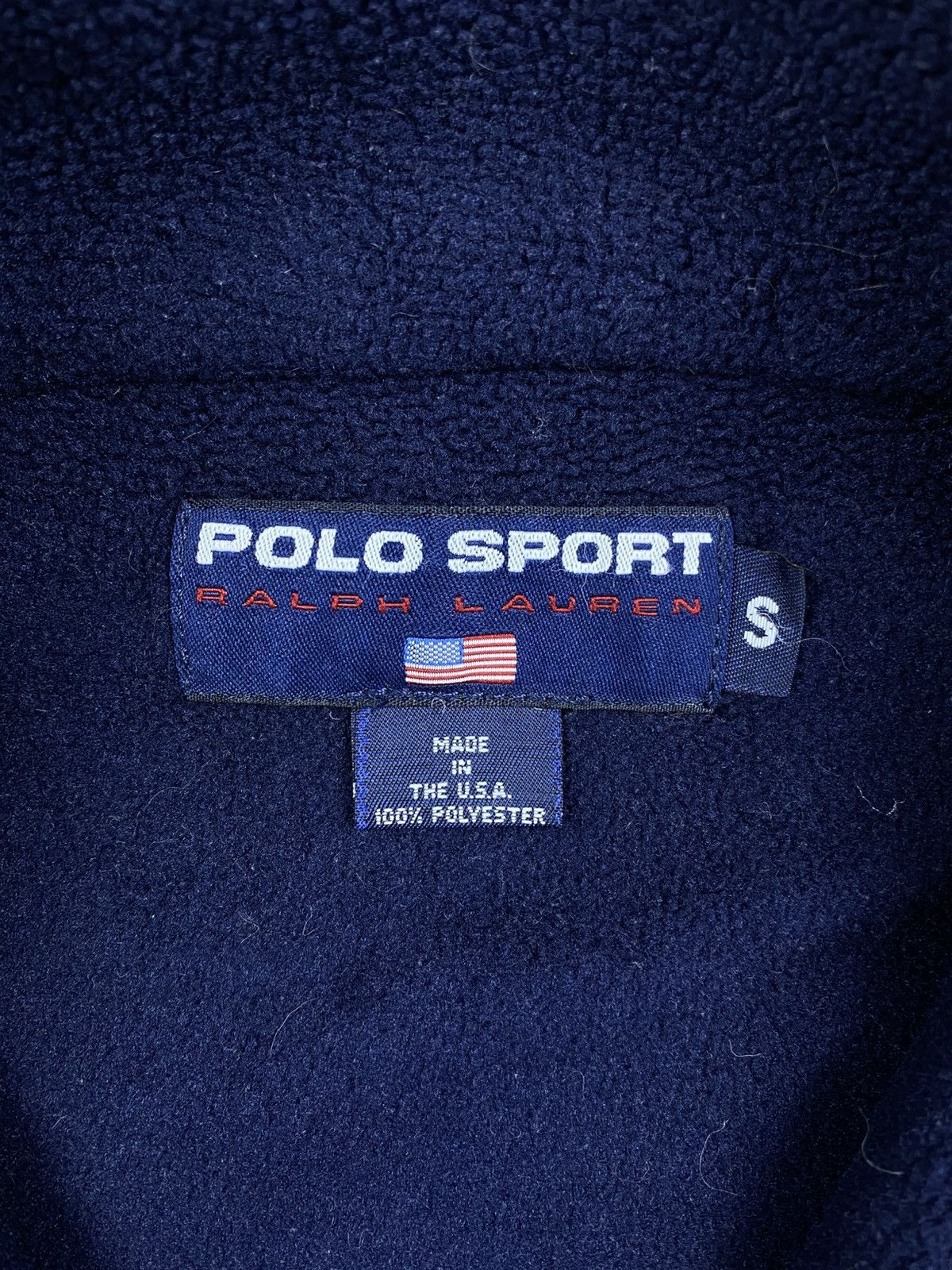 Polo Ralph Lauren Vintage 90s Polo Sport Ralph Lauren Half Zipper Sweatshirt Size US L / EU 52-54 / 3 - 9 Thumbnail