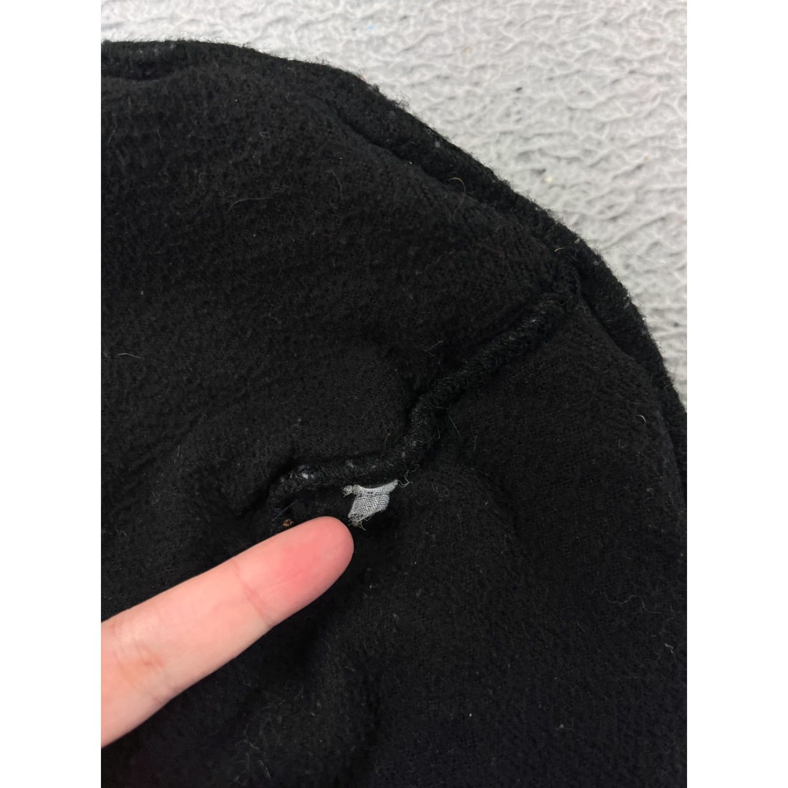 Vintage Thinsulate Beanie Hat Adult Black Knit Insulation Lined Acrylic Polyester Size ONE SIZE - 6 Thumbnail