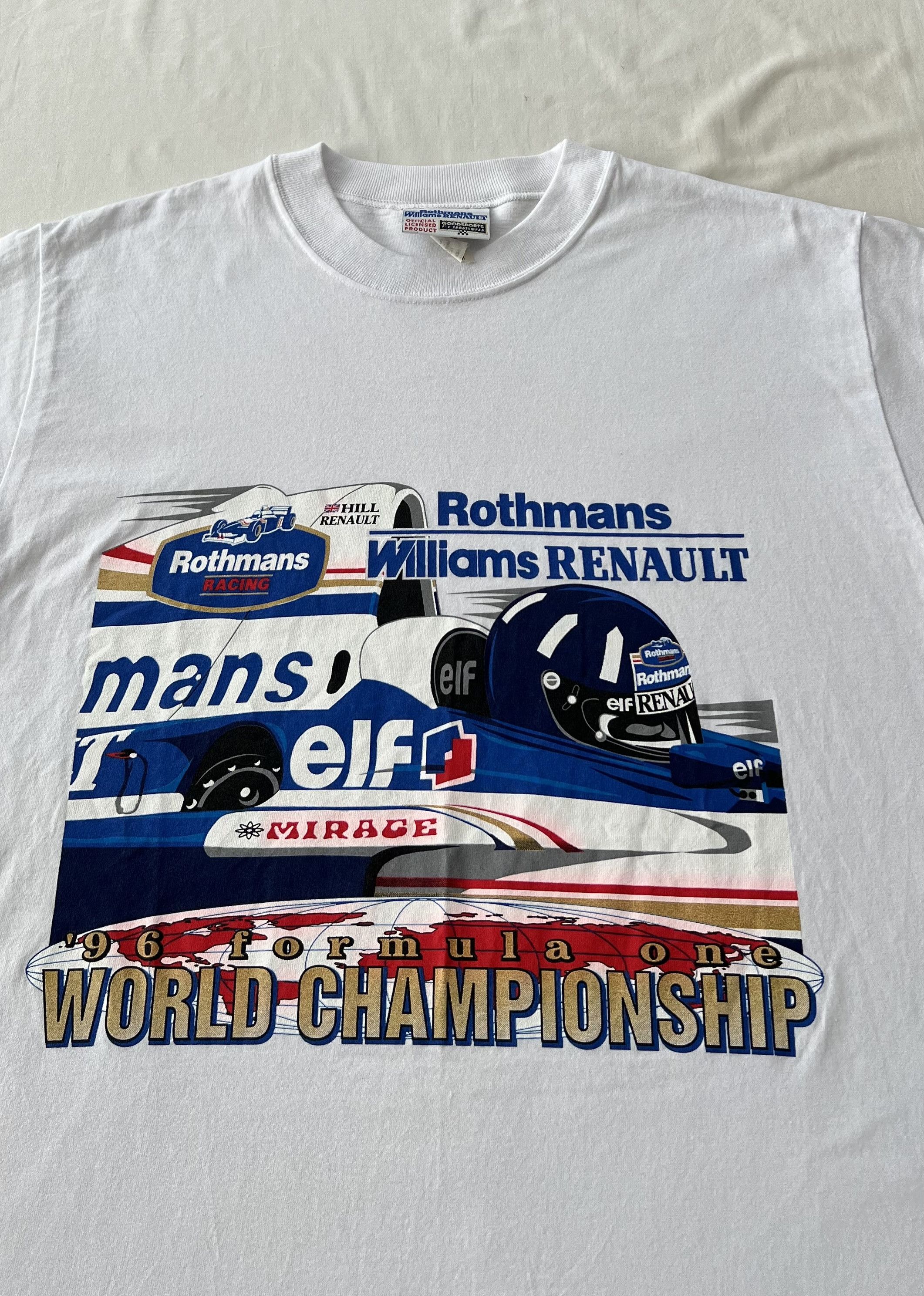 Formula 1 Vintage 1996 Rothmans Williams Renault F1 Formula 1 T-shirt Size US M / EU 48-50 / 2 - 3 Thumbnail