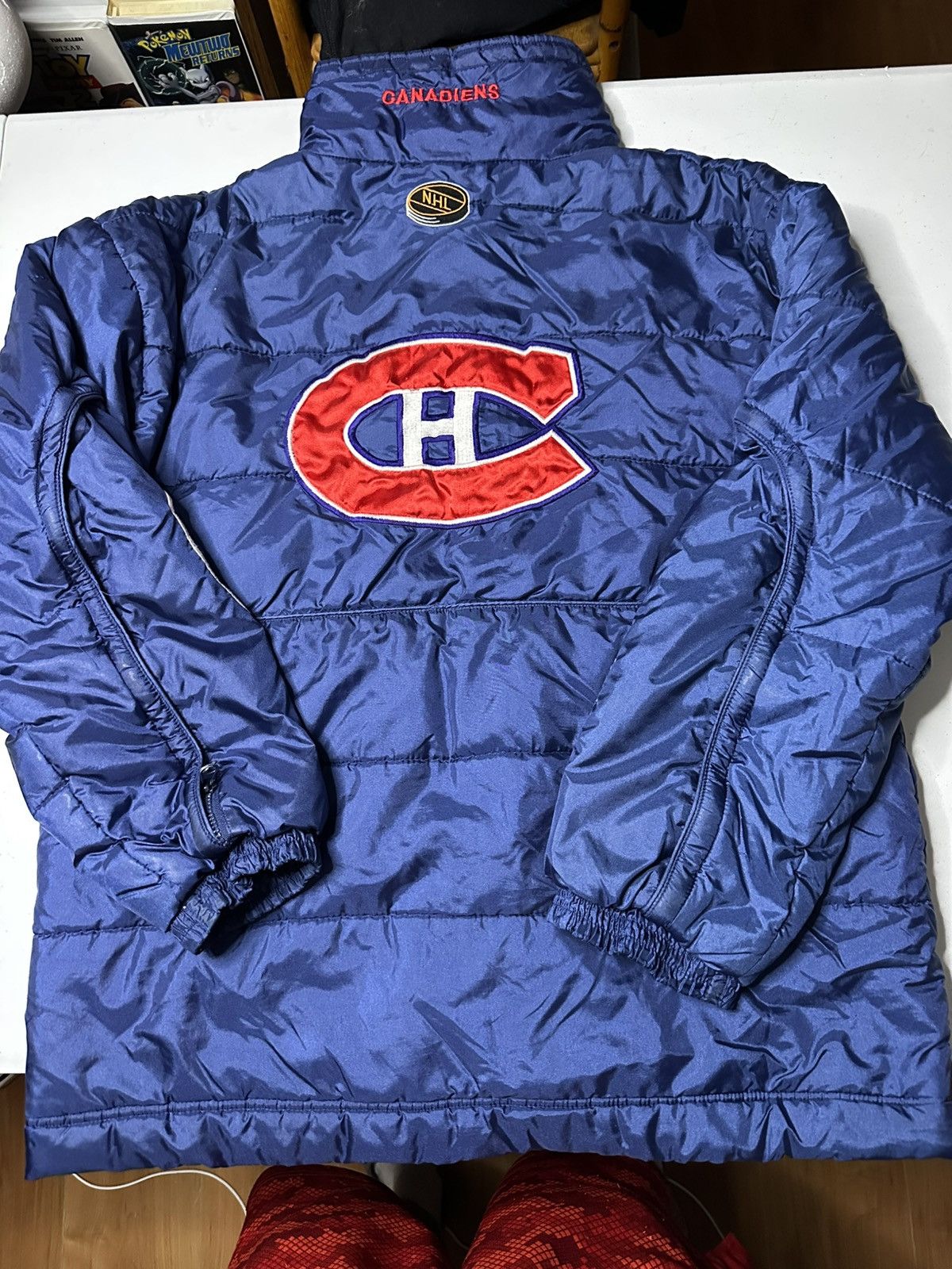 NHL Vintage Montréal Canadiens Puma Puffer Nhl jacket. Size US XL / EU 56 / 4 - 2 Thumbnail