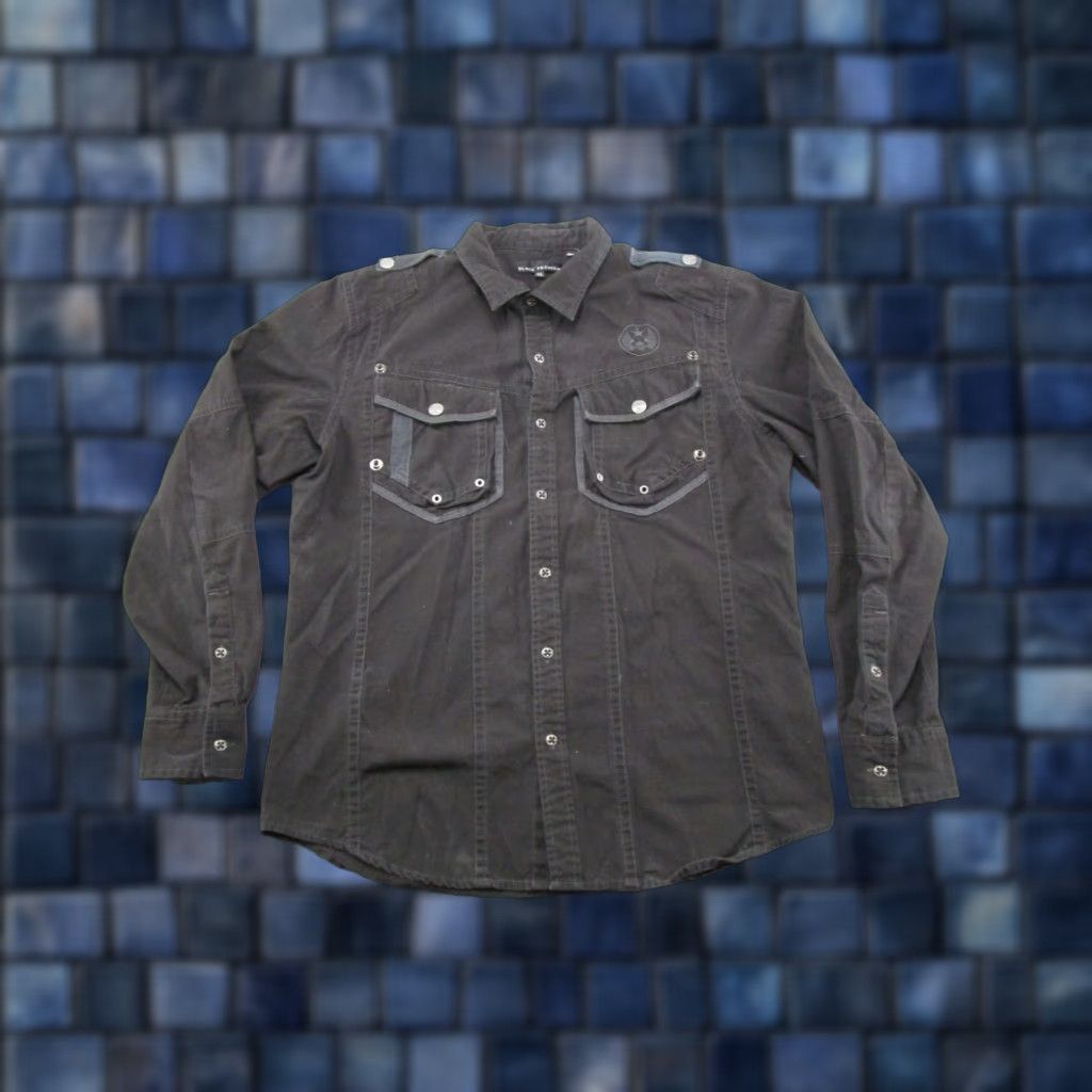Affliction Affliction Black Premium Militarycore Button Shirt Men L Grunge Punk Read Size US L / EU 52-54 / 3 - 1 Thumbnail