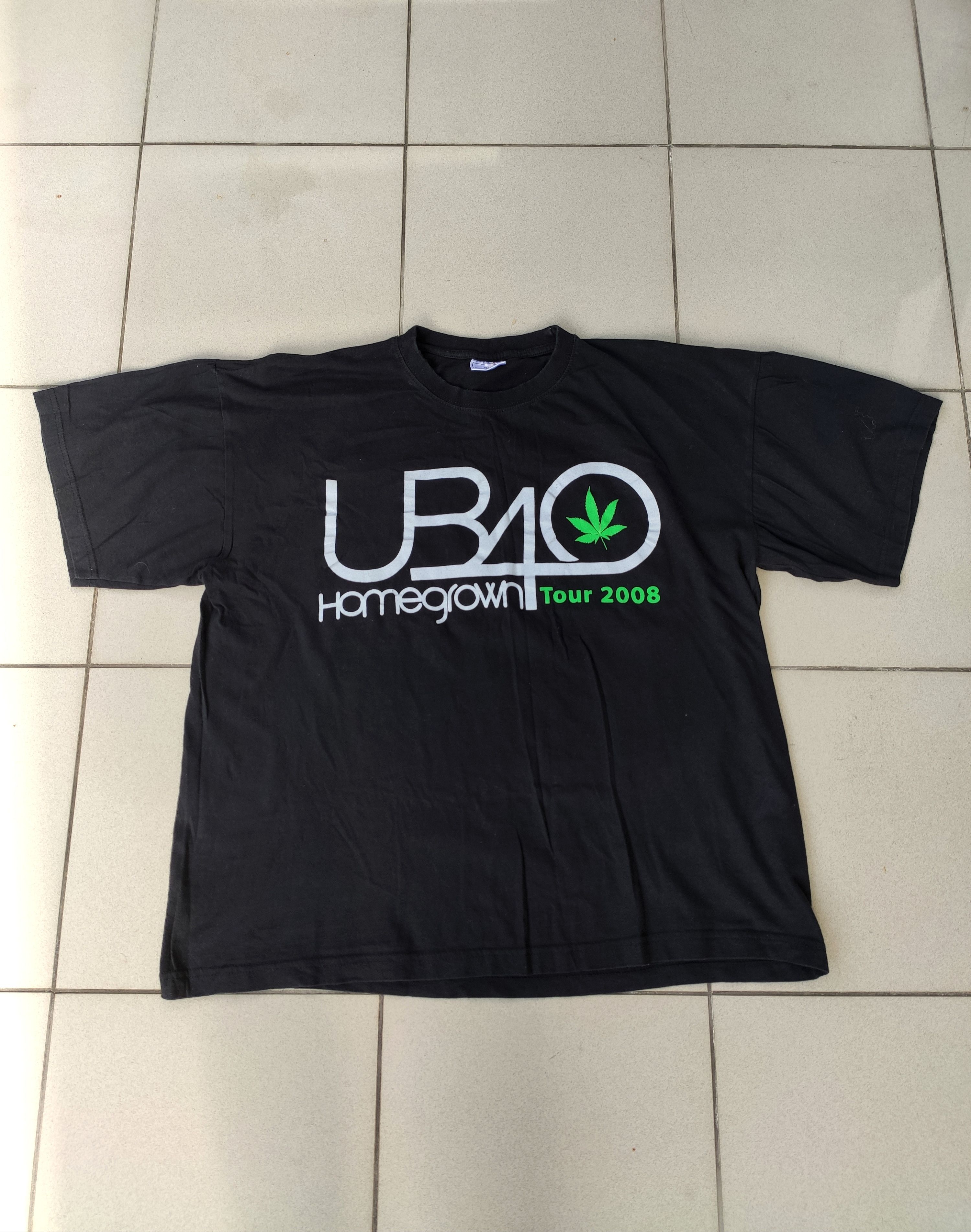Band Tees × Vintage Vintage UB40 band tee grown weed 90s usa Size US L / EU 52-54 / 3 - 5 Thumbnail