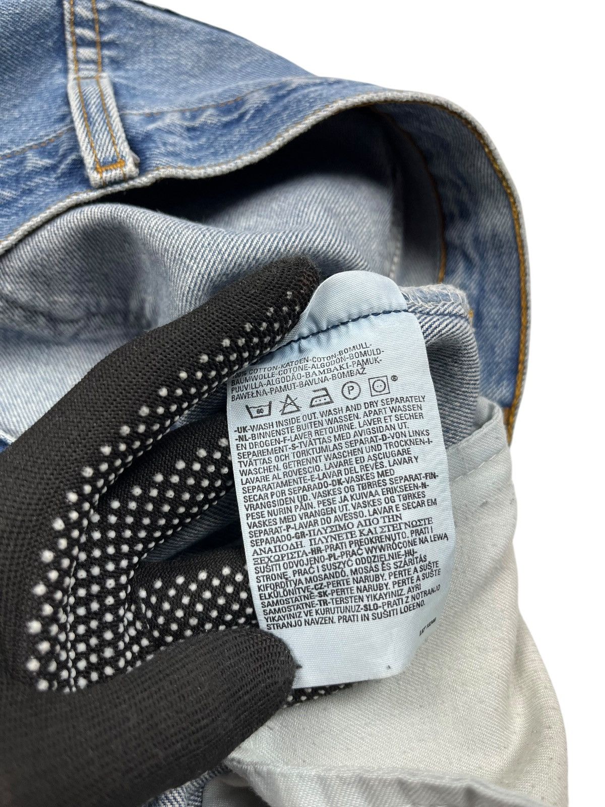 Death Grips Death Grips Custom Made Jeans On Vintage Levi’s 501 Size US 36 / EU 52 - 15 Thumbnail