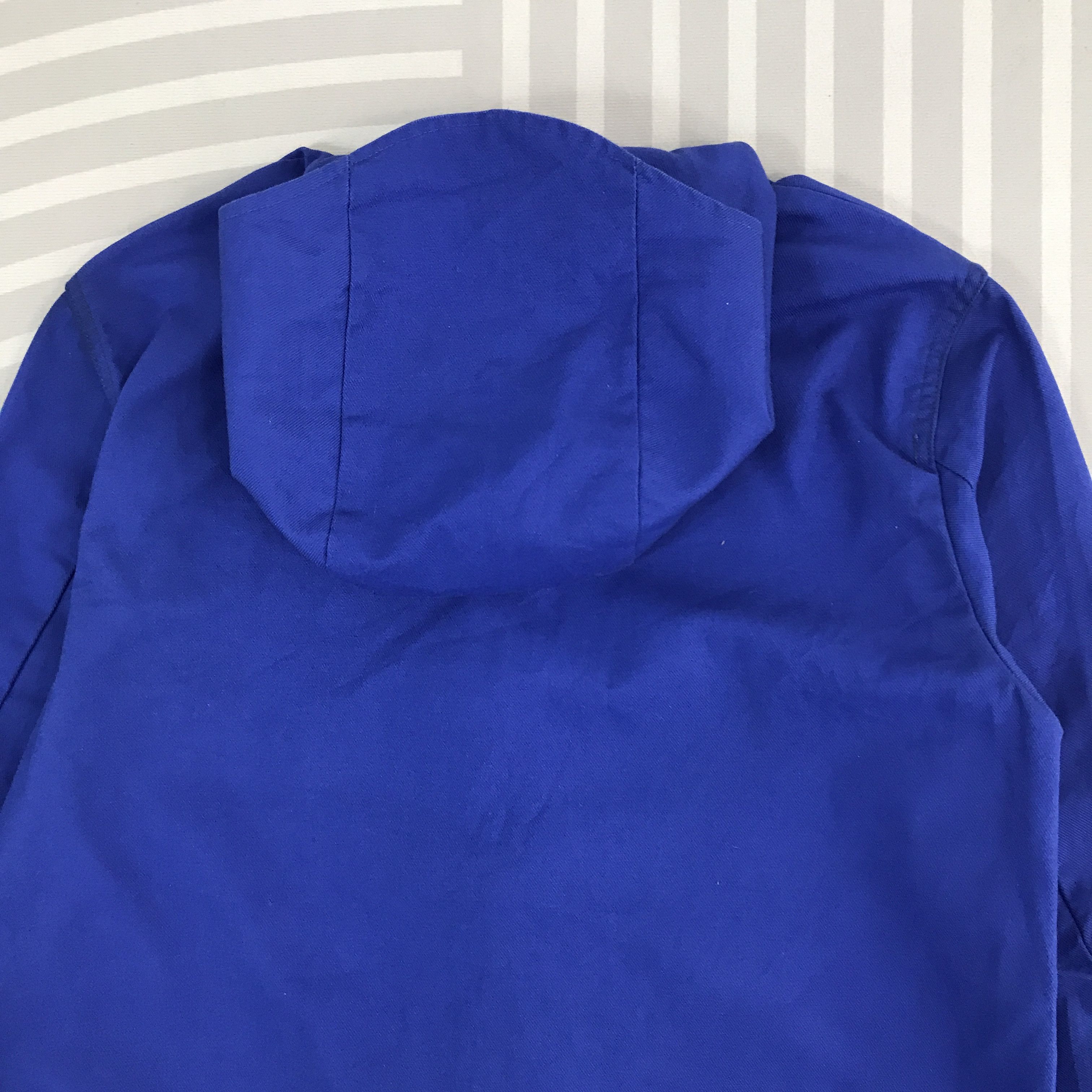 Japanese Brand × Vintage Vintage Chevre Cotton blue hoodie zipper Jacket Size US L / EU 52-54 / 3 - 4 Thumbnail
