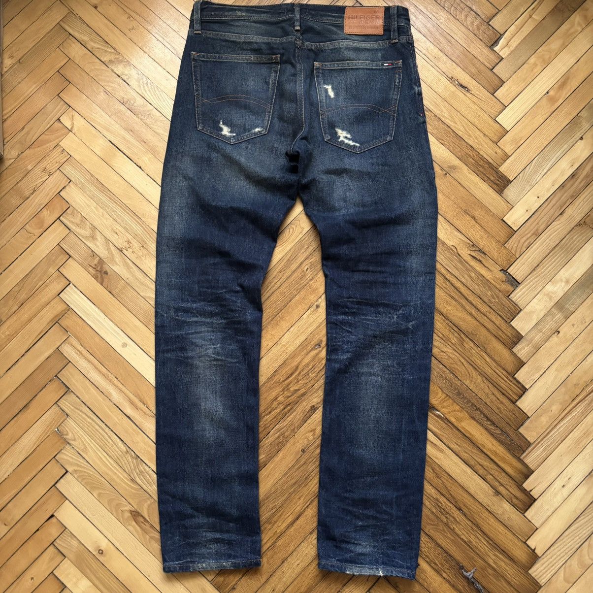 Tommy Hilfiger Tommy Hilfiger Distressed Boro Denim Scanton Selvedge Jeans Size US 33 - 2 Thumbnail