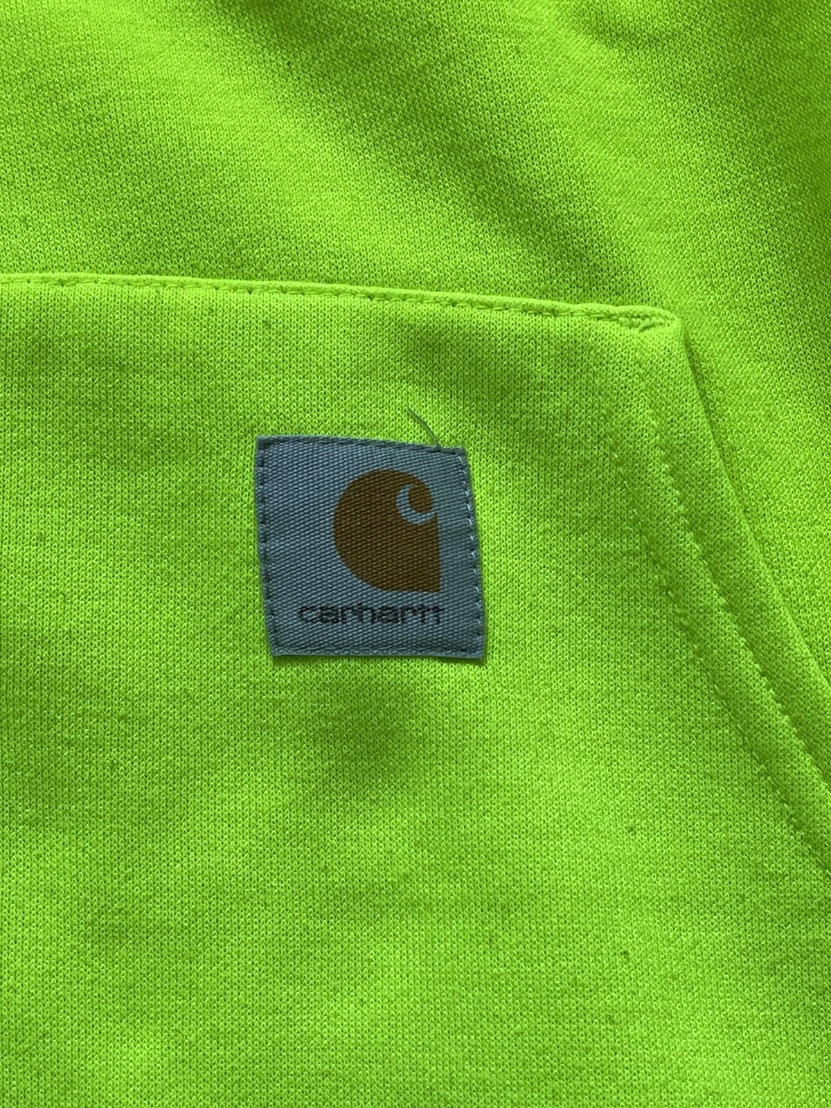 Carhartt × Carhartt Wip Carhartt workcore style neon green hoodie Size US M / EU 48-50 / 2 - 6 Thumbnail