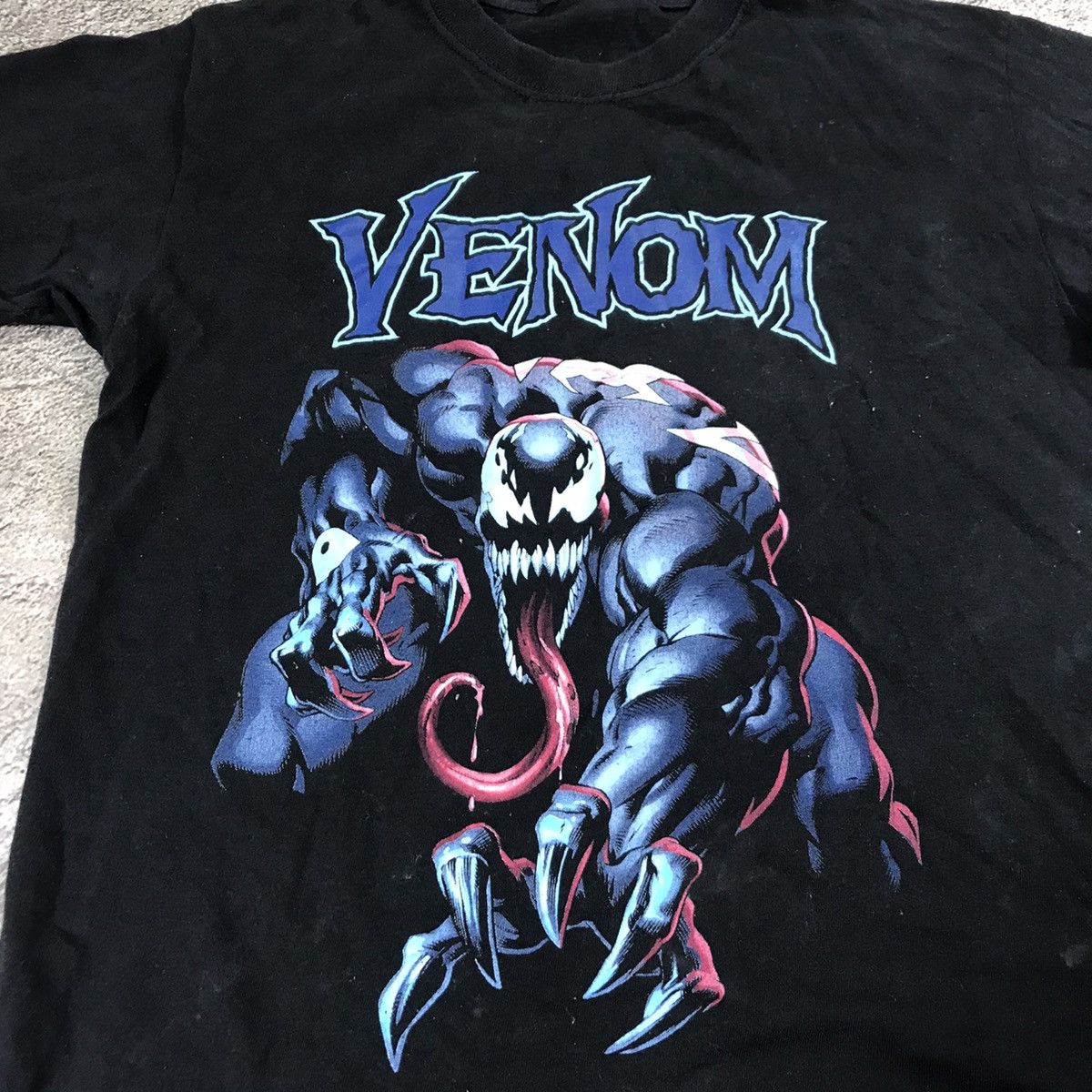 Vintage Vintage Y2K Venom Graphic Tee Streetwear Grunge Baggy Slim S Size US S / EU 44-46 / 1 - 2 Thumbnail