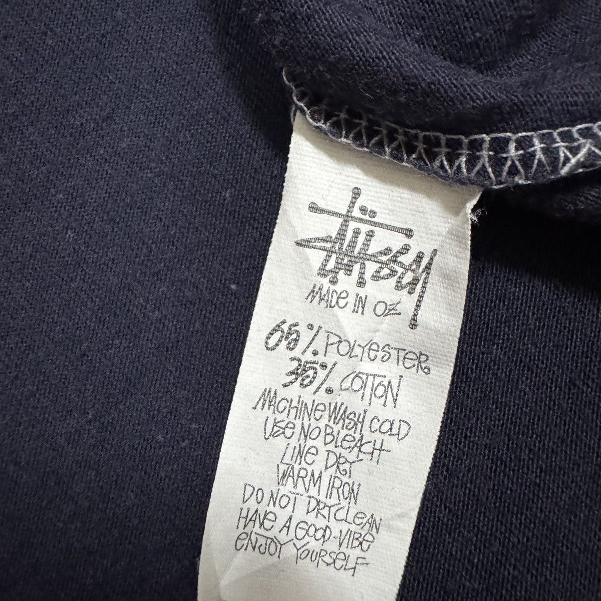 Stussy Vtg🔥90’s Stussy Striped Collar Sharp Multicolor Tee Size US M / EU 48-50 / 2 - 13 Thumbnail