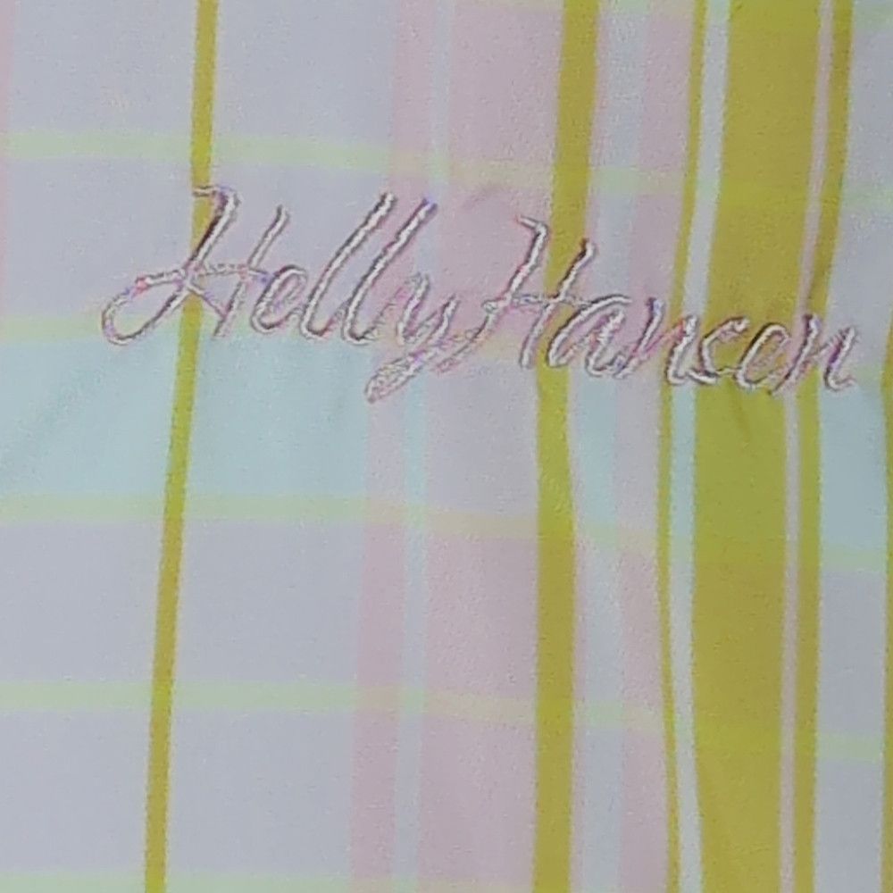 Helly Hansen Vintage Helly Hanson Women's Pink and Yellow Plaid Jacket Size L / US 10 / IT 46 - 2 Thumbnail