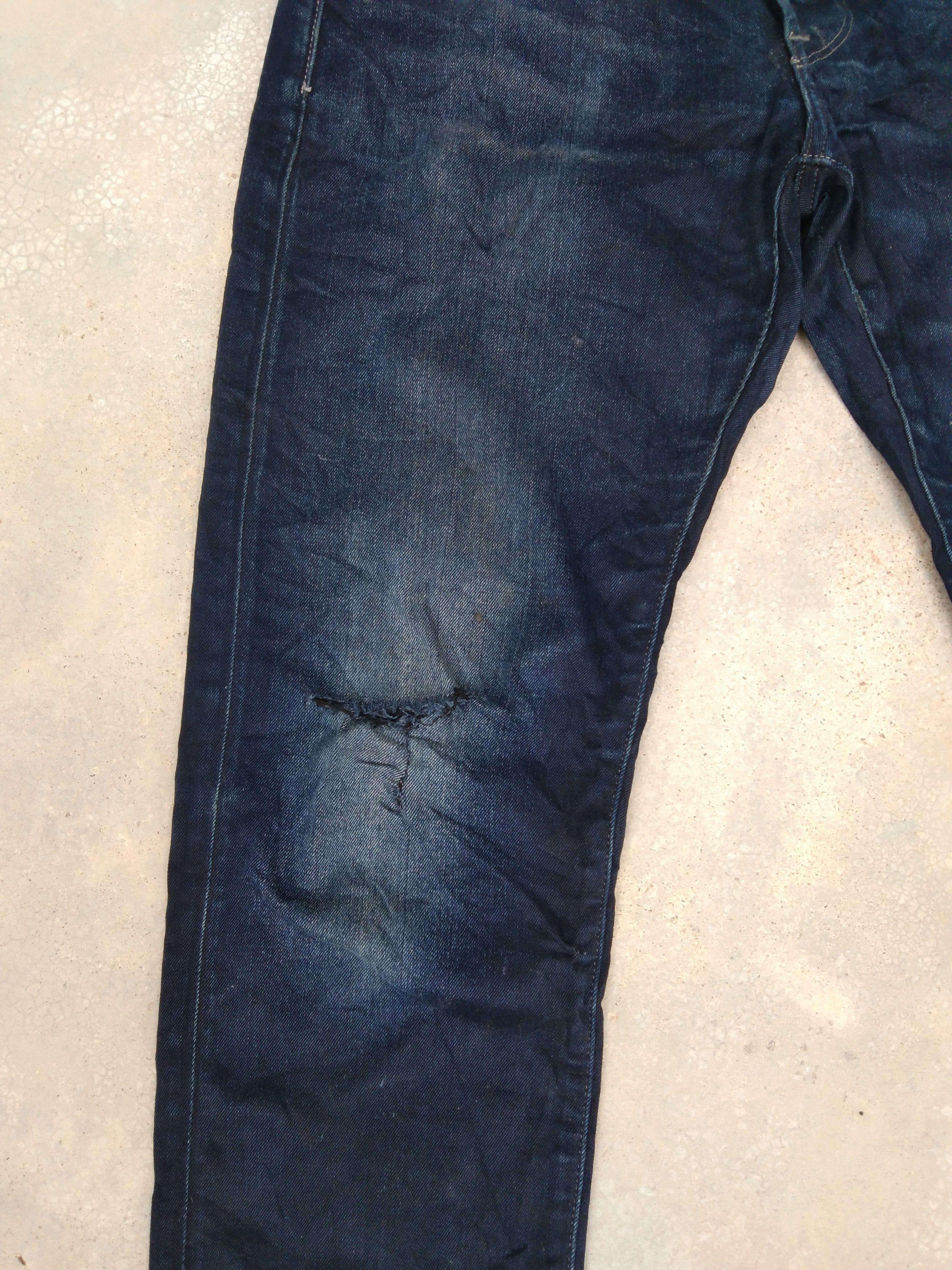 G-Star G Star Raw 3301 Slim Distressed Jeans 30x29 Size US 30 / EU 46 - 4 Thumbnail