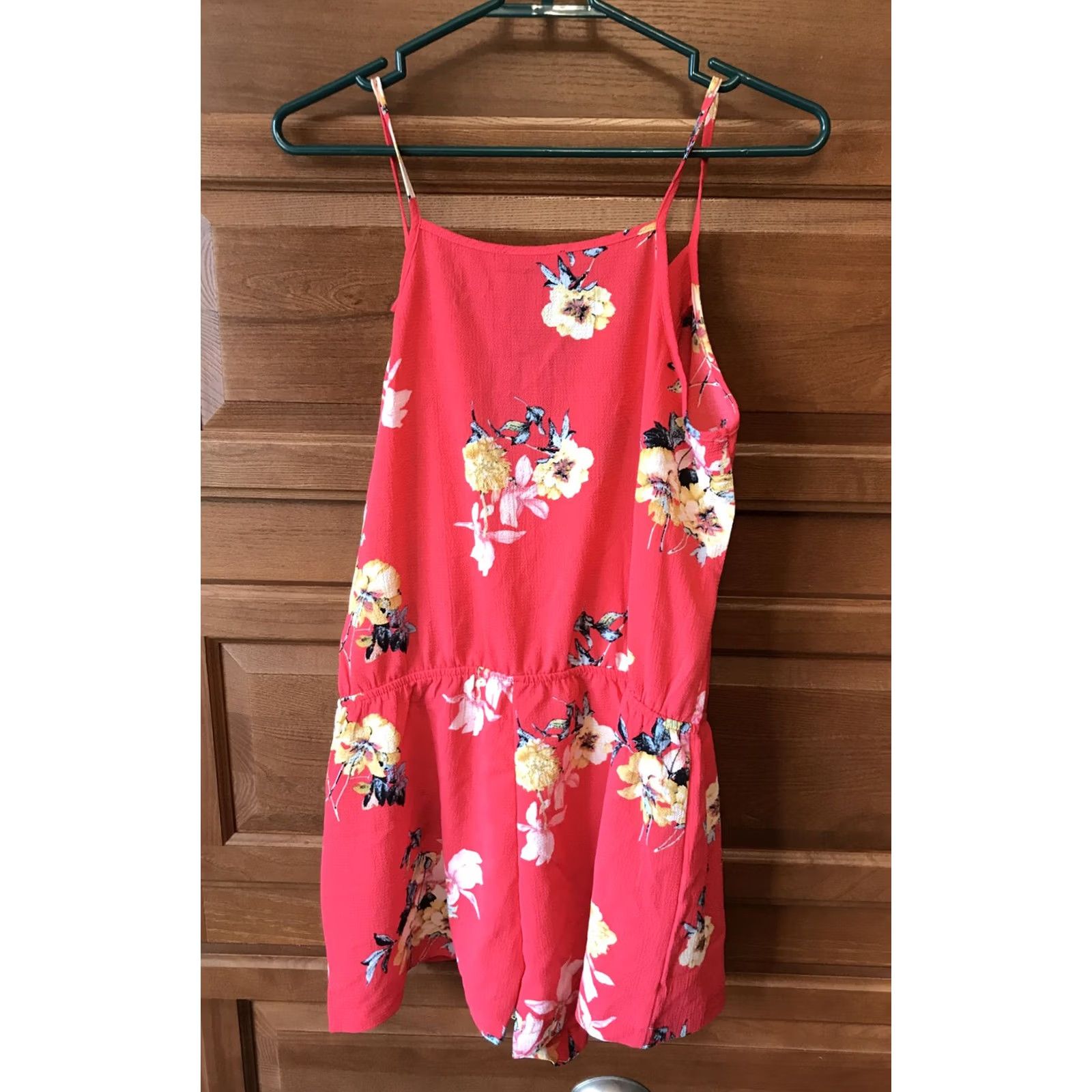 Vintage Timing Romper Tank L V-Neck Black Floral NWT Womens B1031 Size L / US 10 / IT 46 - 2 Thumbnail