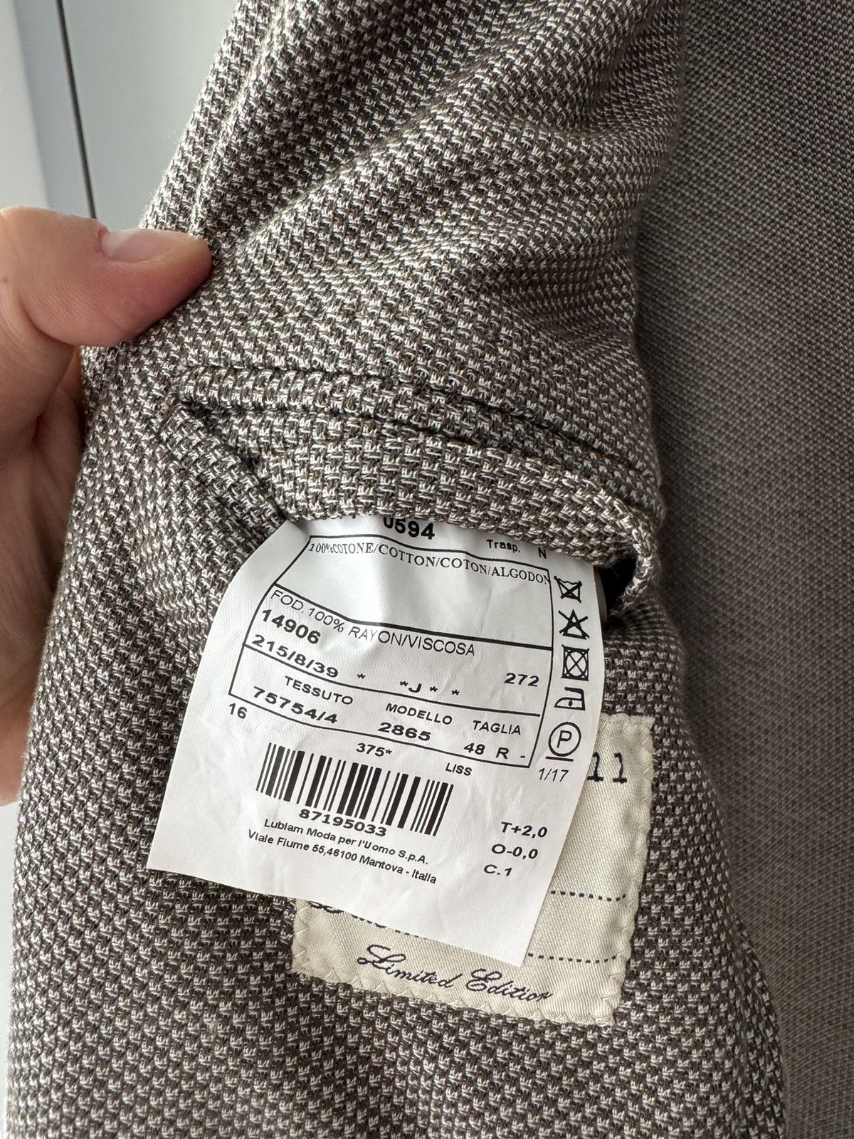 L.B.M. 1911 L.B.M. 1911 Dandy Jacket Men’s Blazer Buttons Size:48R Size 48R - 9 Thumbnail