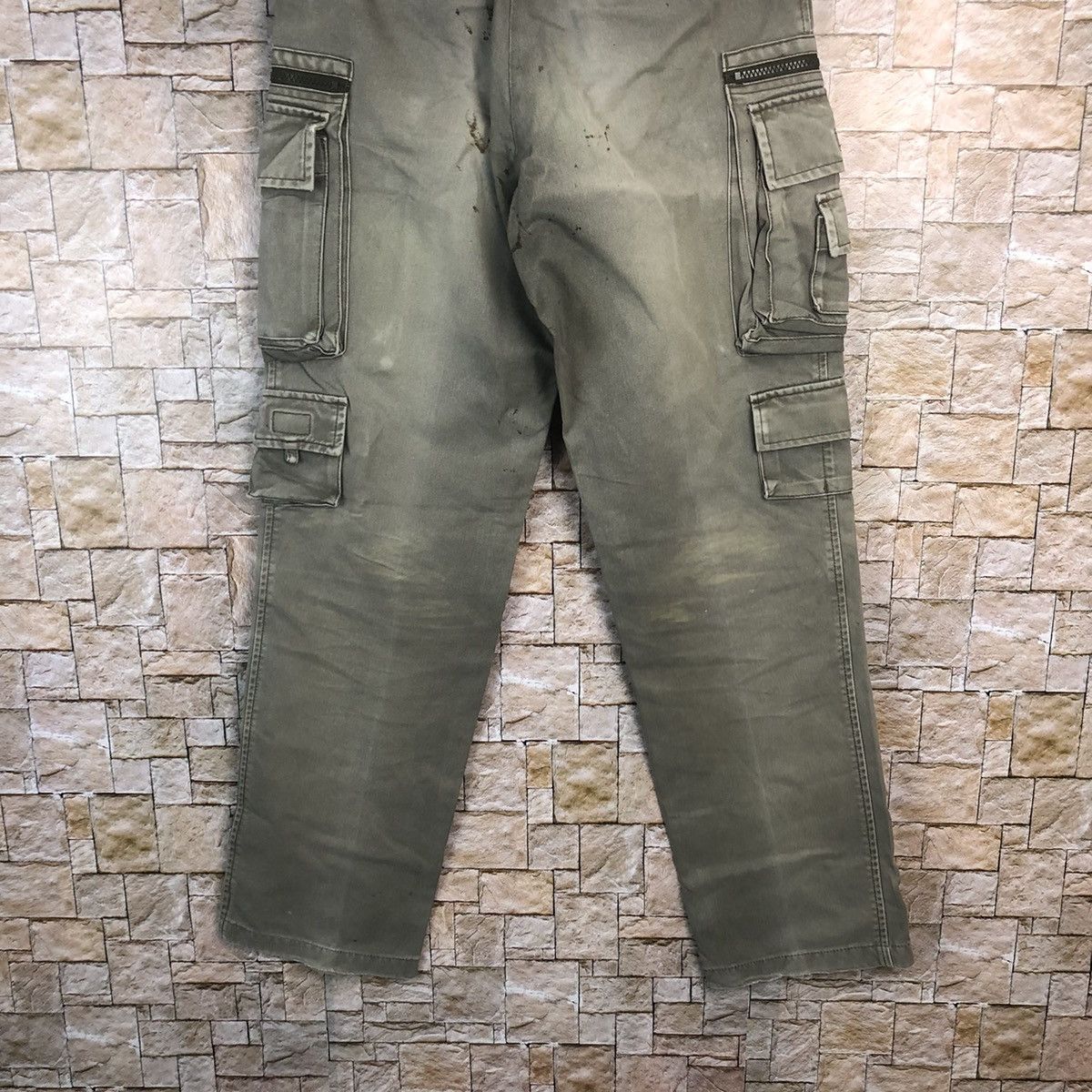 Japanese Brand Long John faded utility Cargo Multipocket Pants #A82 Size US 29 - 18 Thumbnail