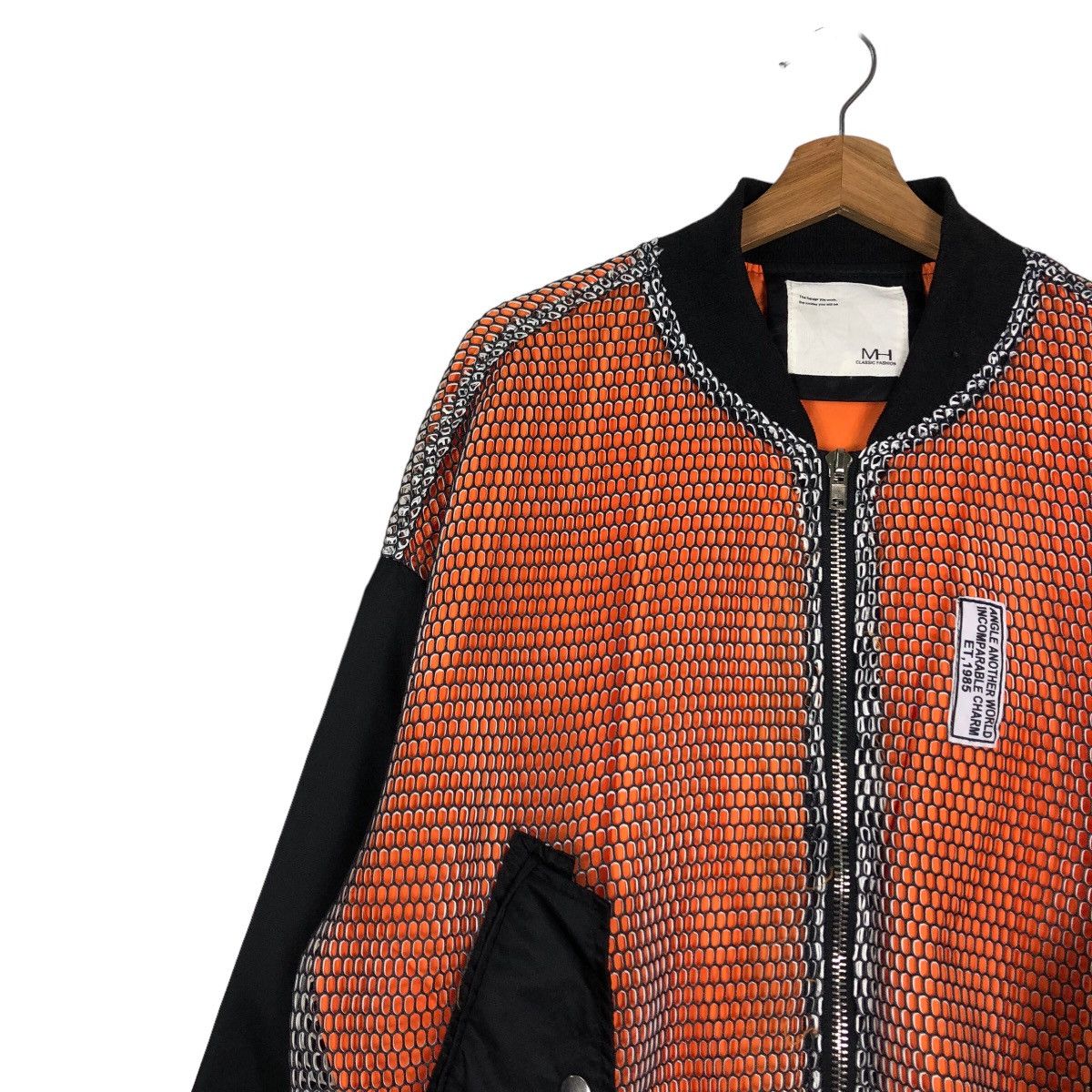 Hysteric Glamour 🔥Vintage Bomber Jacket Rare Net Punk Style MH Japan Size US L / EU 52-54 / 3 - 7 Thumbnail