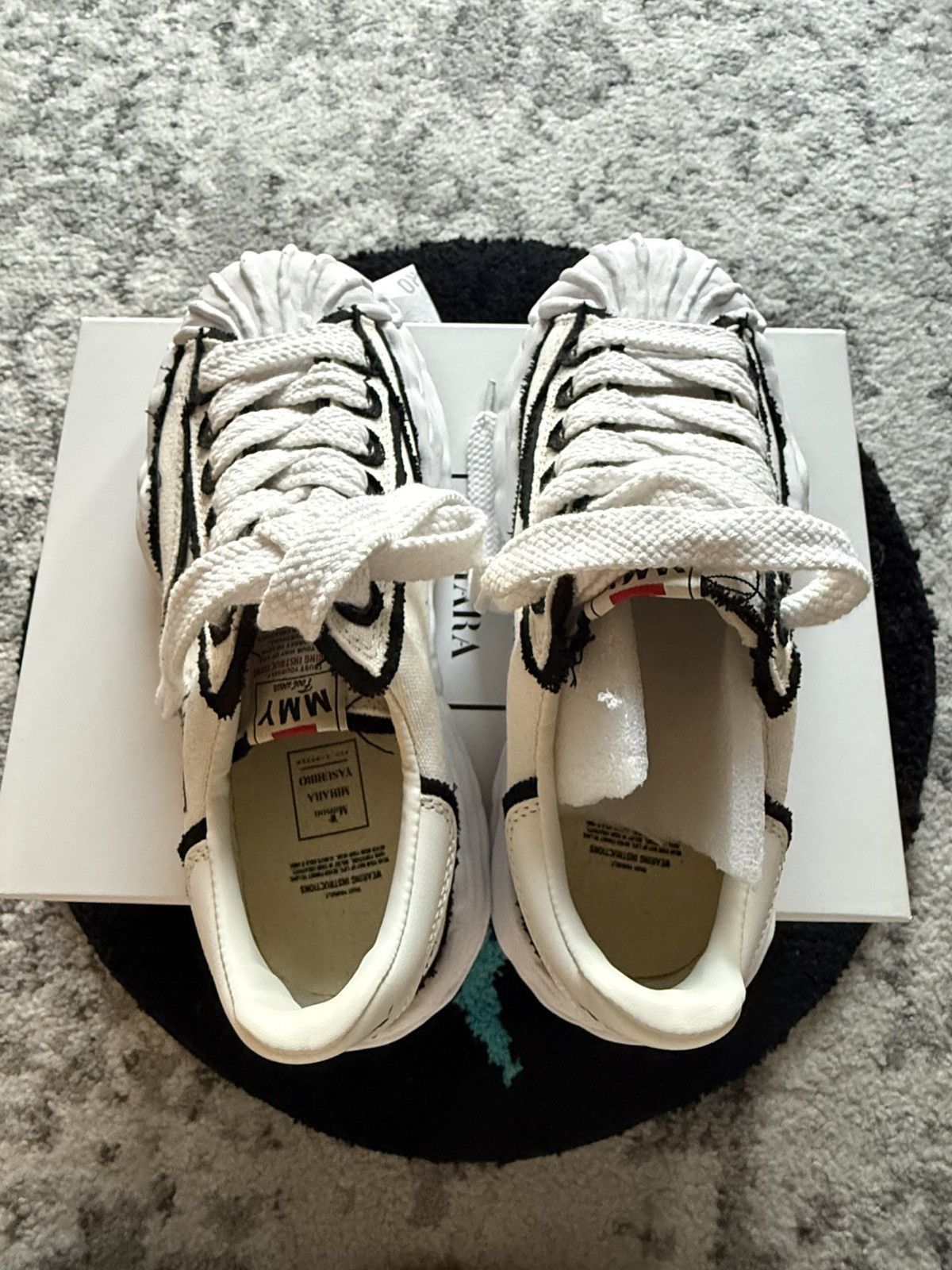 Maison MIHARA YASUHIRO Maison MIHARA YASUHIRO Blakey Low OG Overhanging Sneakers Size US 8 / EU 41 - 7 Thumbnail