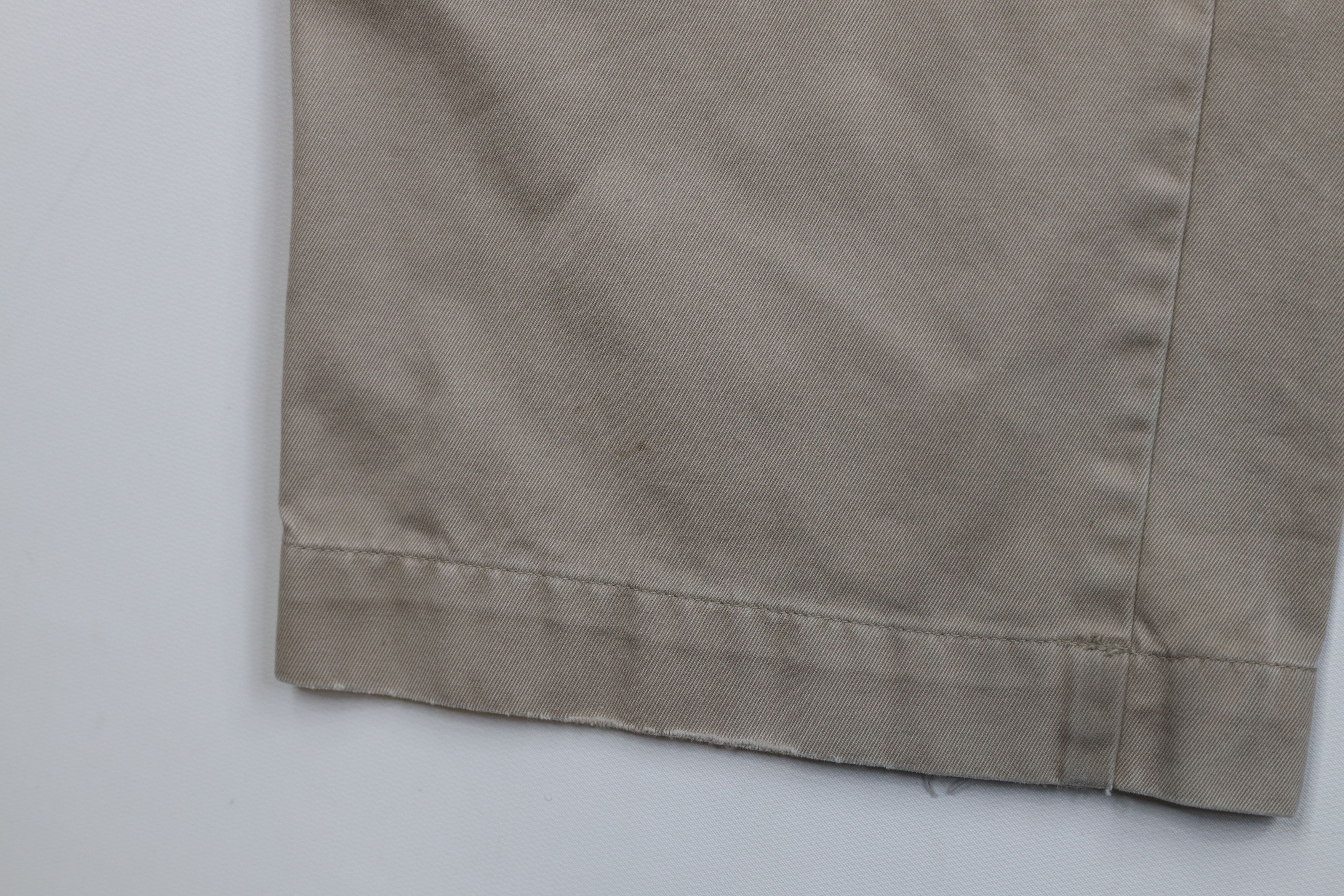 Gap Vintage Y2K Gap Relaxed Fit Wide Leg Chino Pants Beige Size US 34 / EU 50 - 6 Thumbnail