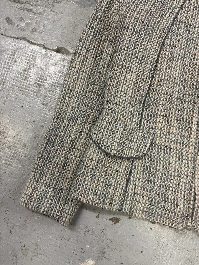 Gucci 2000s Gucci Grey Tweed Jacket Size S / US 4 / IT 40 - 8 Thumbnail