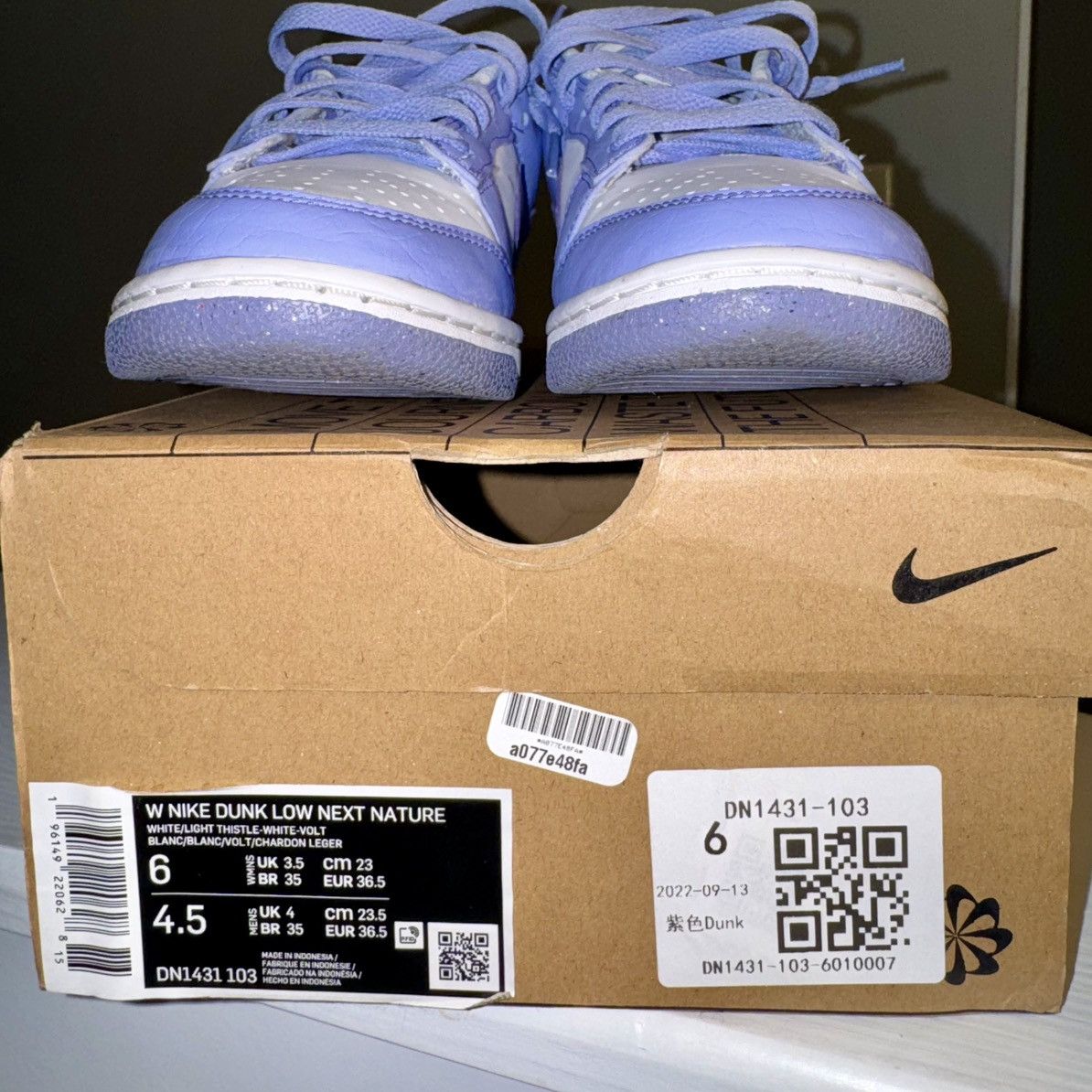 Nike Nike Dunk Low Next Nature - Lilac (Women) Size US 6 / IT 36 - 6 Thumbnail