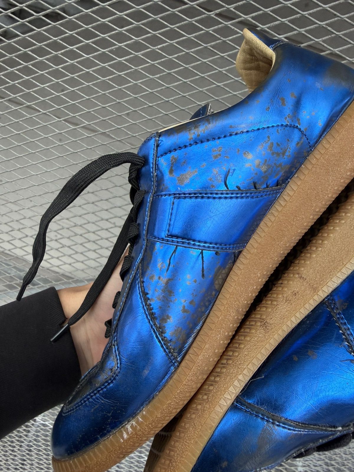 Maison Margiela Maison Margiela GAT Metallic Replica Sneakers Size US 10 / EU 43 - 5 Thumbnail