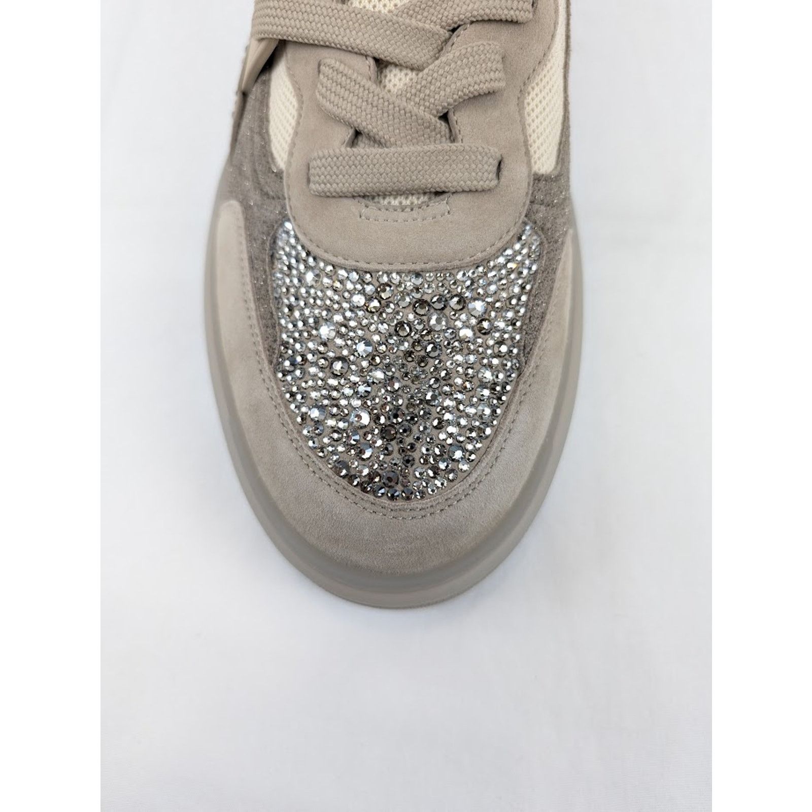 Christian Louboutin o1rshd1 Astro Loubi Strass Flat Sneakers in Saharienne Size US 12 / EU 45 - 5 Thumbnail