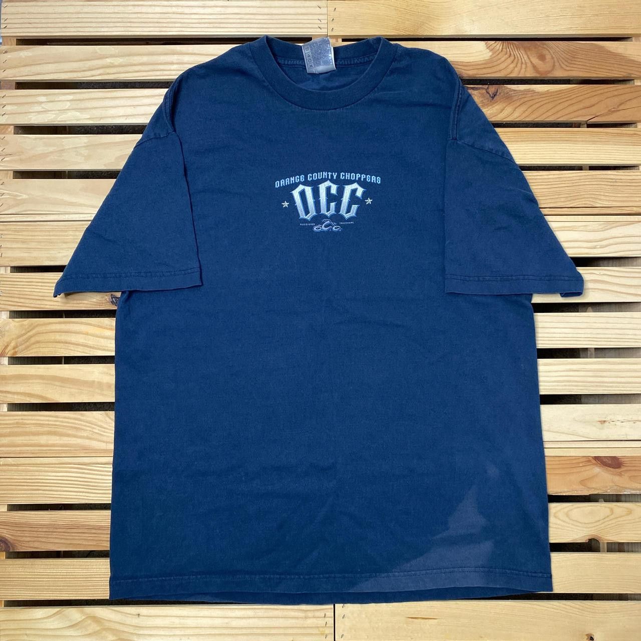 AAA Vintage OCC Orange County Choppers Blue Biker Tee Size XL Size US XL / EU 56 / 4 - 2 Thumbnail