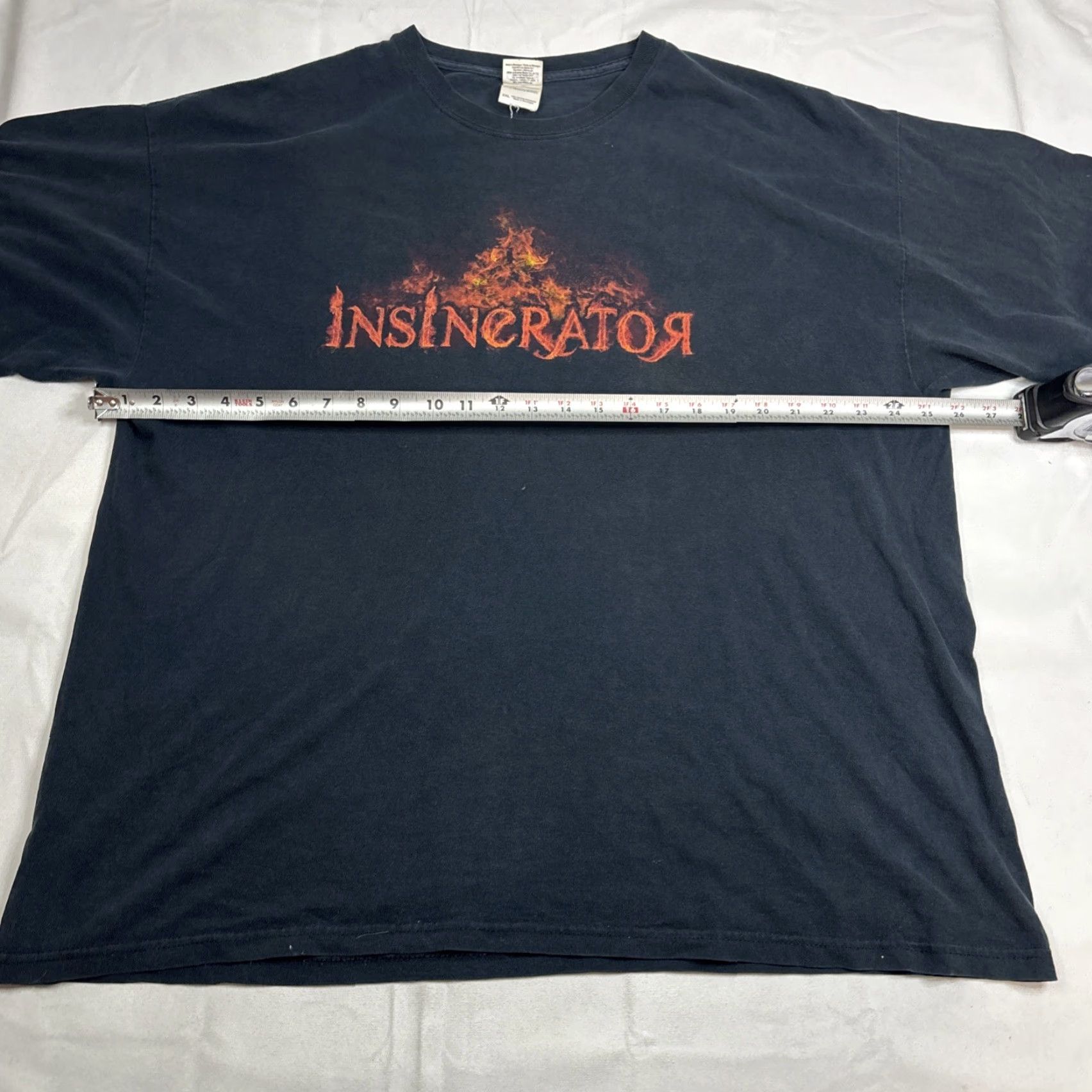 Gildan Gildan T Shirt Men 2XL Black Insinerator Drag Racing Mustang Outlaw Graphic Mens Size US XXL / EU 58 / 5 - 4 Thumbnail