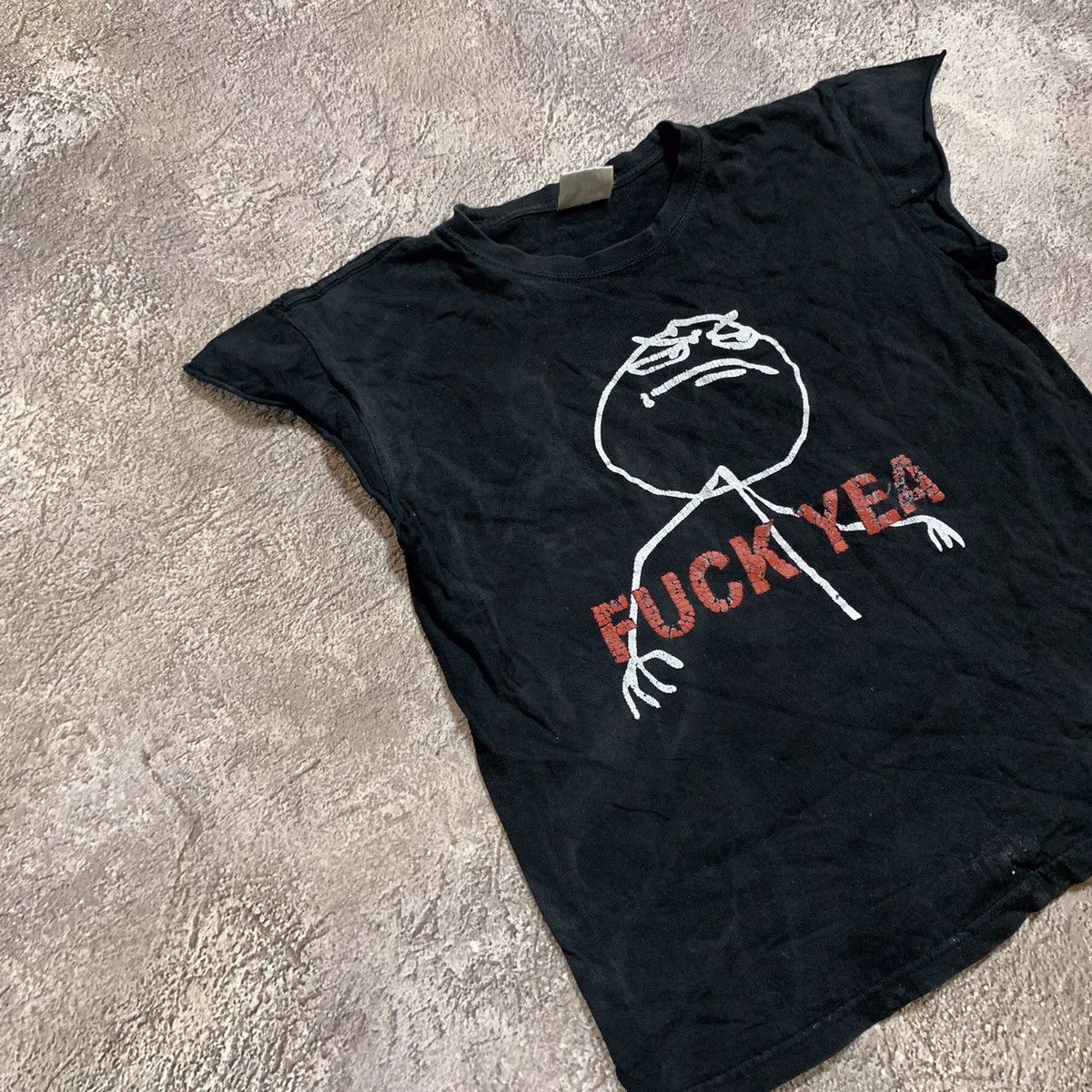 Vintage Vintage 90s Troll Face Graphic Tee Underground Humor Baggy M Size US M / EU 48-50 / 2 - 3 Thumbnail
