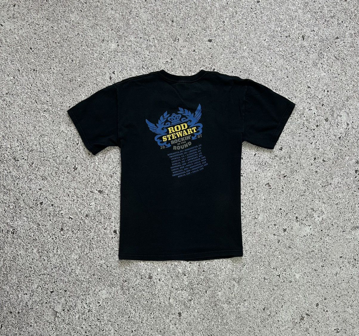 Band Tees × Vintage Vintage Rod Stewart Rockin’ In The Round Tour 2007 T-Shirt Size US M / EU 48-50 / 2 - 4 Thumbnail