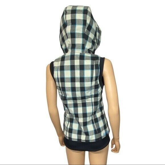 Burton Burton Ho Chi Minh Plaid Vest Dry Ride Hooded Small EUC Size S / US 4 / IT 40 - 6 Thumbnail