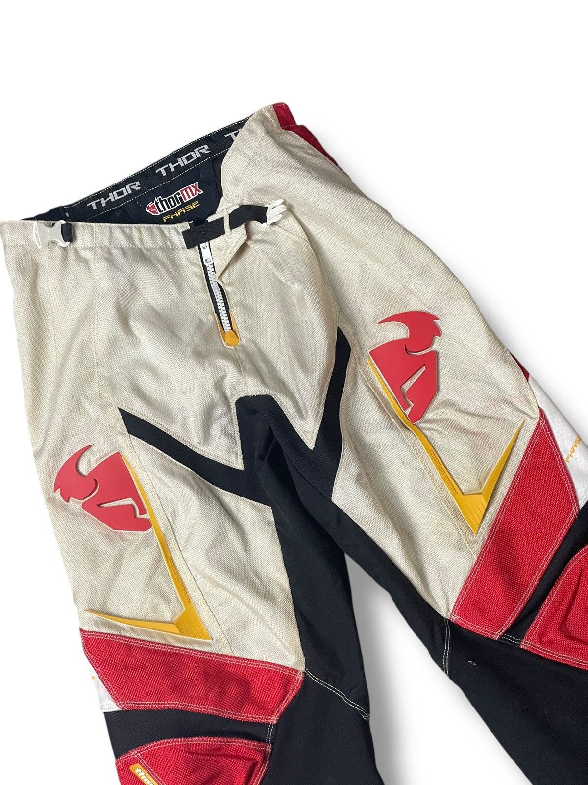 Japanese Brand × Vintage Thor MX Motocross Motorcycle Padded Pants (107) Size US 30 / EU 46 - 3 Thumbnail