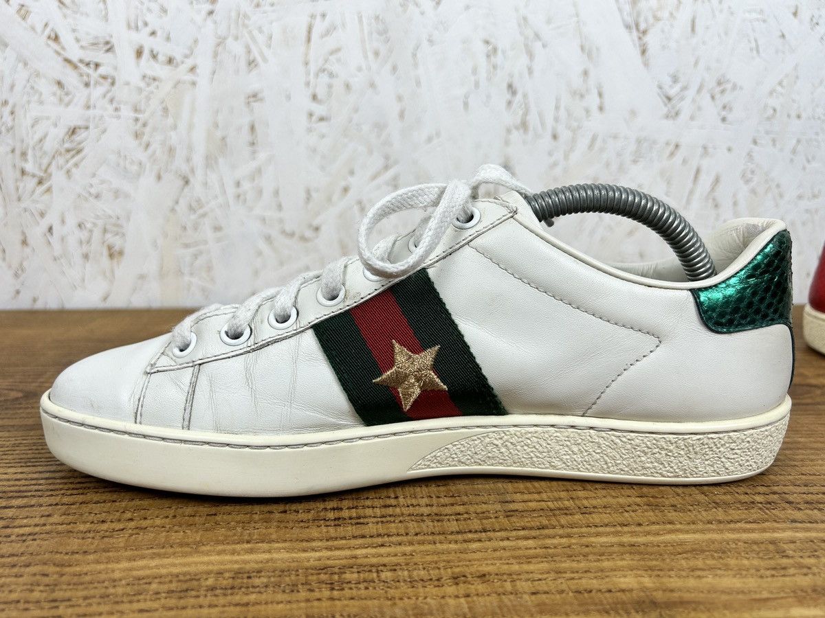 Gucci Gucci Ace Pineapple Low Top Sneakers White 36 1/2 Size US 6.5 / IT 36.5 - 9 Thumbnail