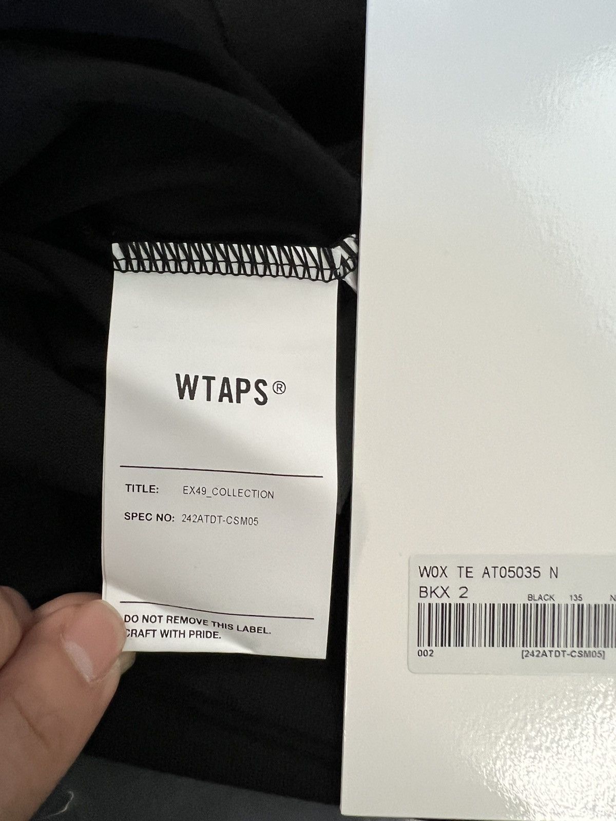 Wtaps Wtaps ACADEMY / SS / COTTON short sleeve T-shirt Tee Black Size US M / EU 48-50 / 2 - 5 Thumbnail