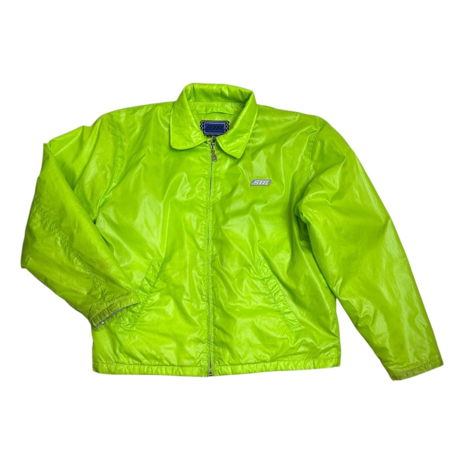 Steve Madden STEVE MADDEN Vintage Y2K Lime Designer Bomber Jacket Medium Size M / US 6-8 / IT 42-44 - 1 Thumbnail