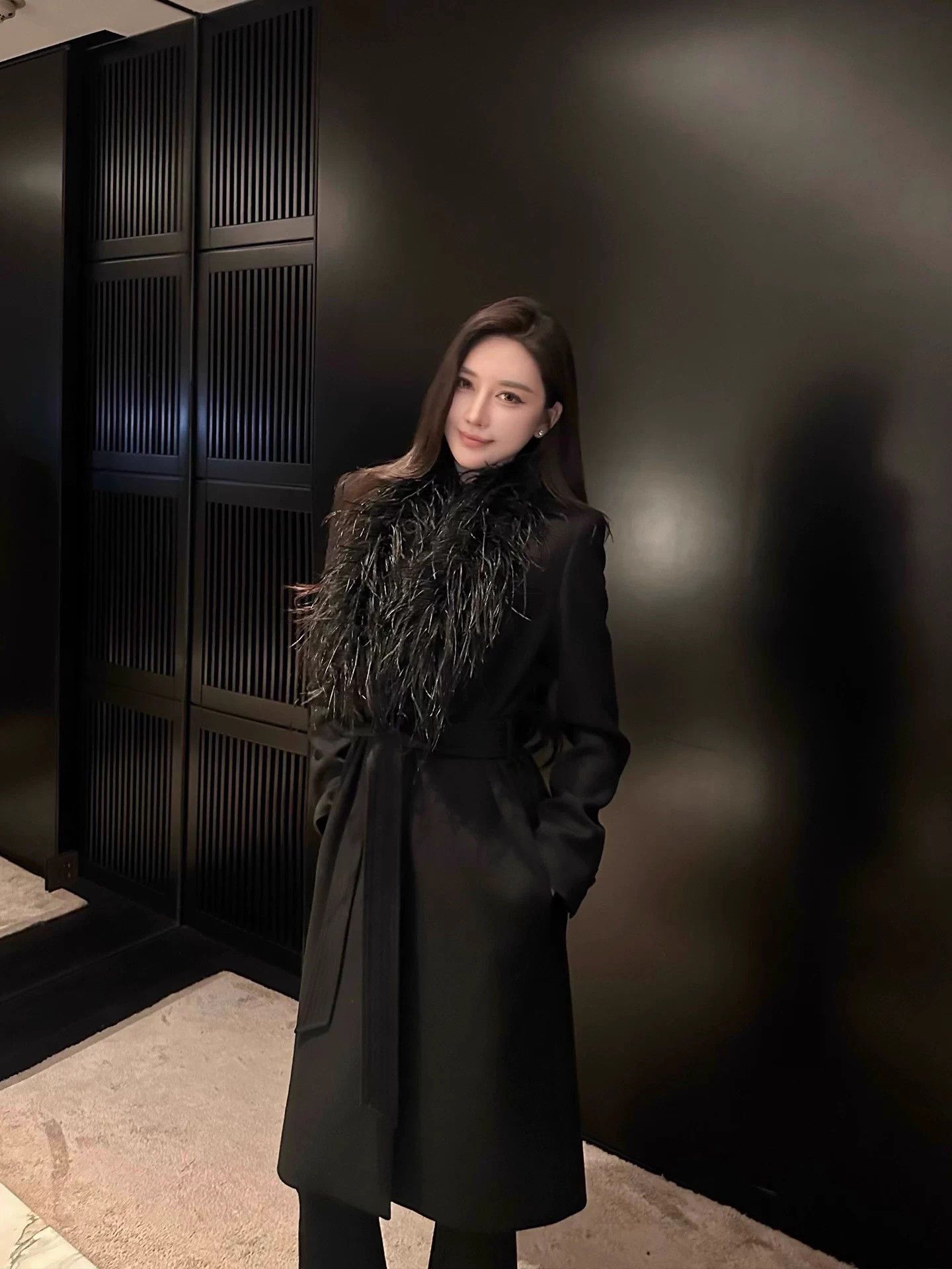 Saint Laurent Paris SLP Ostrich Feather Trench Coat New FR38 Size S / US 4 / IT 40 - 9 Thumbnail