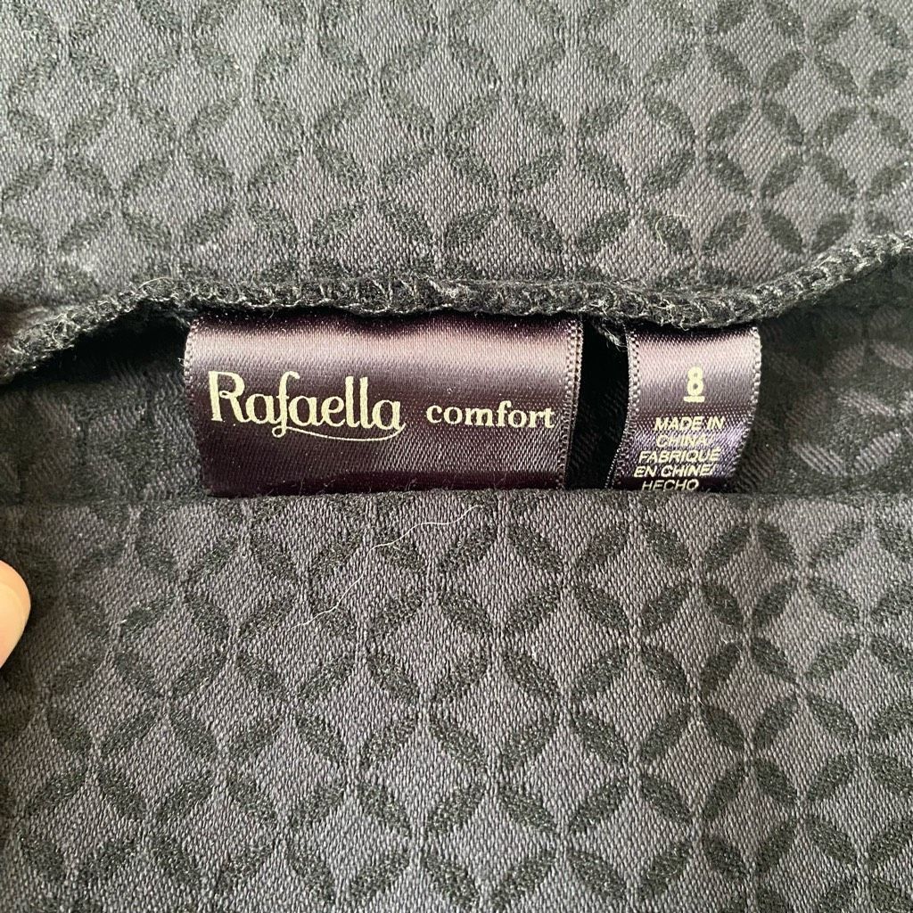 Other Rafaella comfort women 8 pull on textured print cropped dres Size 30" / US 8 / IT 44 - 4 Thumbnail