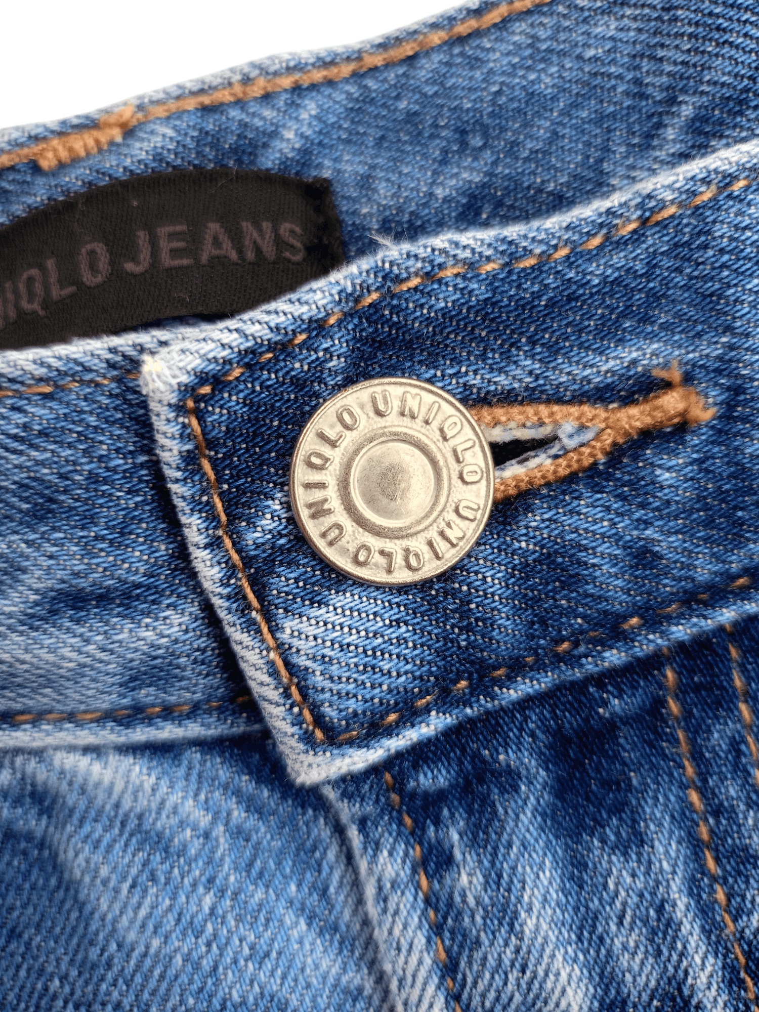 Kaihara Denim × Uniqlo × Vintage UNIQLO Regular Straight Cut Vintage Streetwear Denim Size US 27 - 7 Thumbnail