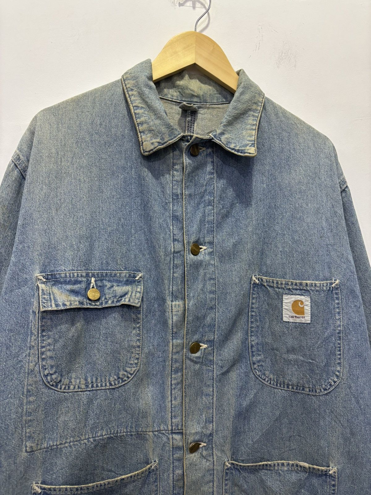 Carhartt Vintage 80’s Carhartt Denim Jacket Size US XL / EU 56 / 4 - 3 Thumbnail