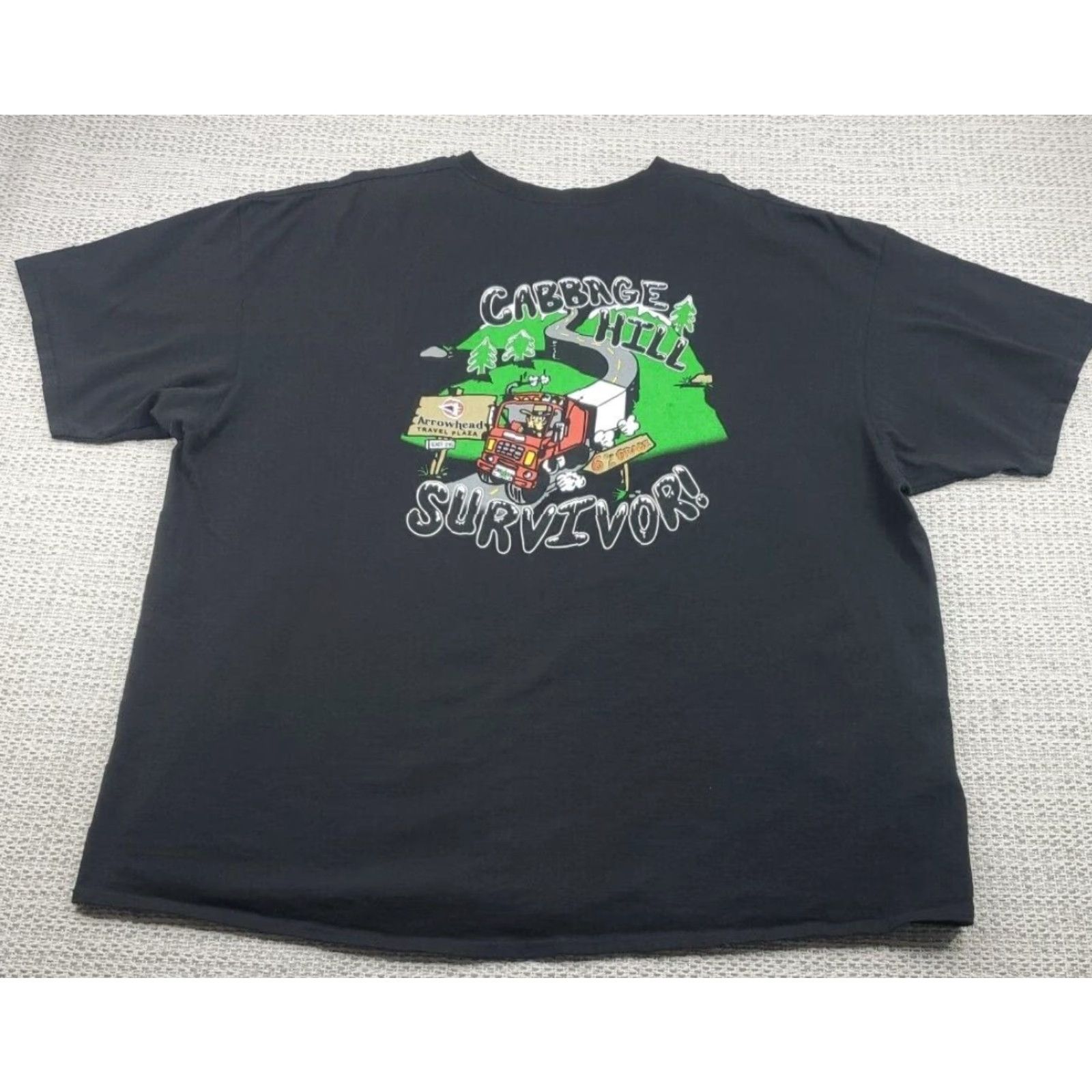 Pendleton VINTAGE Cabbage Hill Trucker Shirt Mens 3XL Black USA Truck Driver Graphic Tee Size US XXL / EU 58 / 5 - 2 Thumbnail