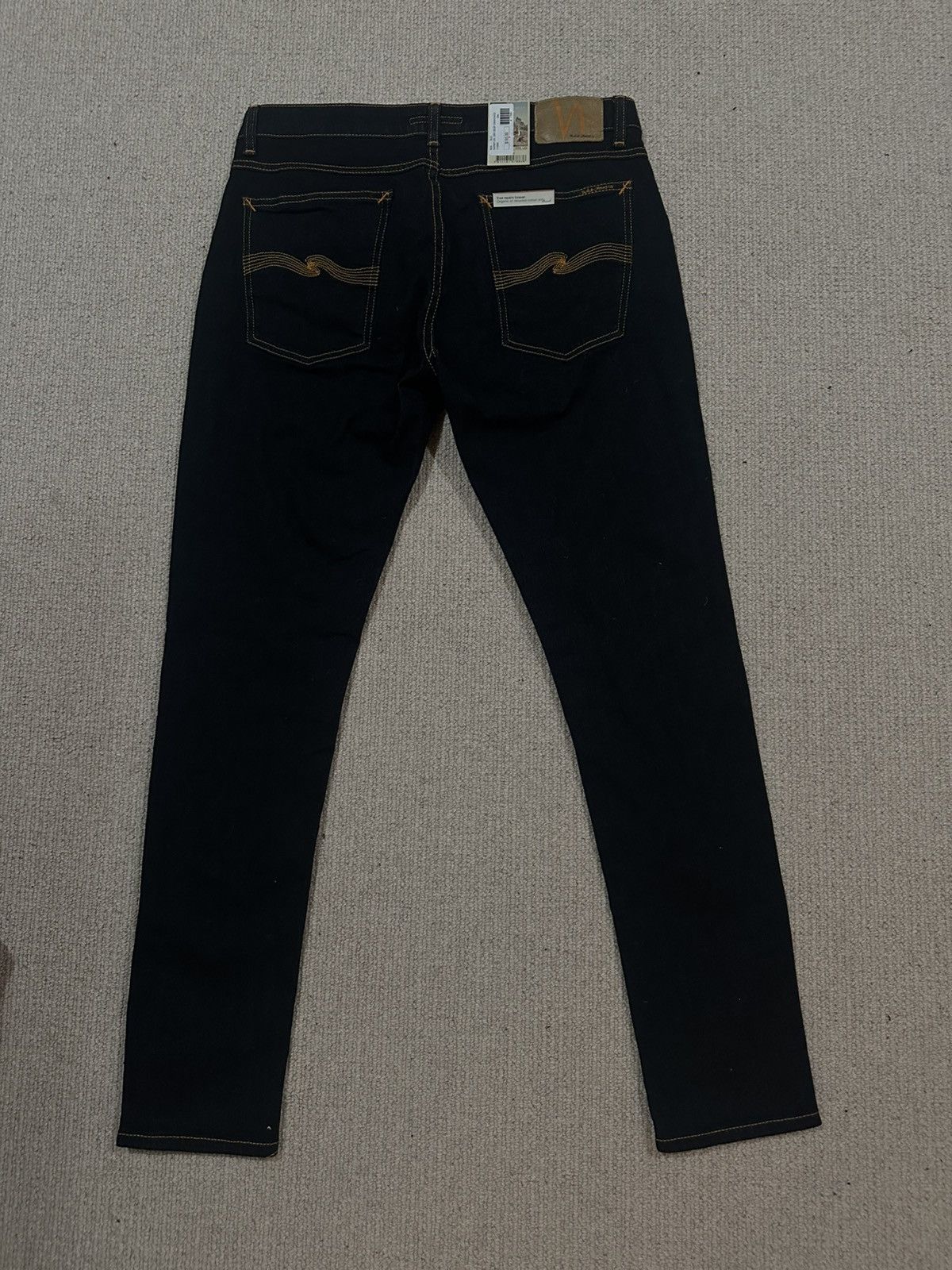Nudie Jeans Nudie Jeans Co - Skinny Lin Dry Deep Orange NEW WITH TAGS Size US 34 / EU 50 - 4 Thumbnail