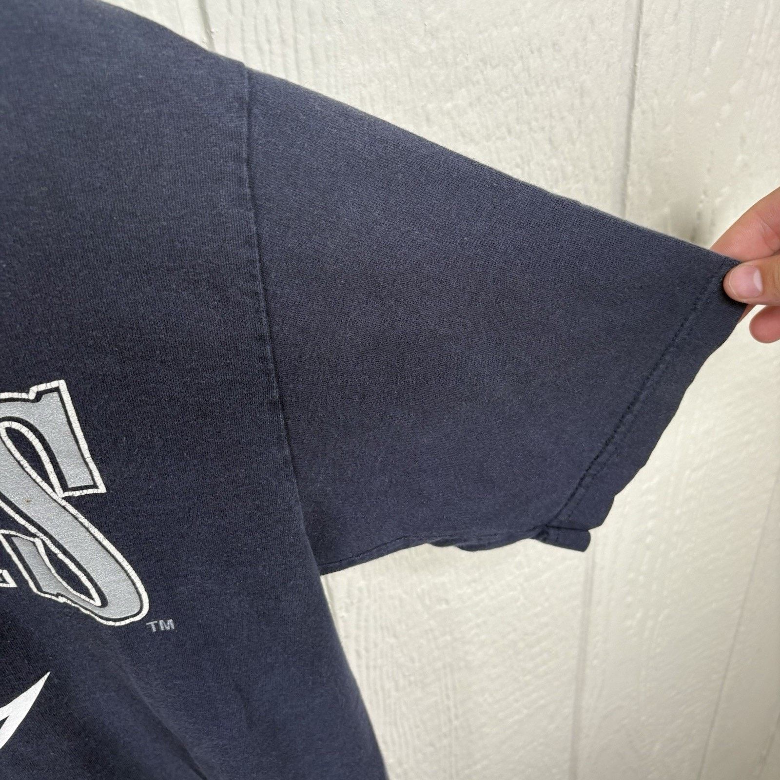 NFL Y2K Navy Dallas Cowboys NFL Tee Shirt Size L Size US L / EU 52-54 / 3 - 4 Thumbnail