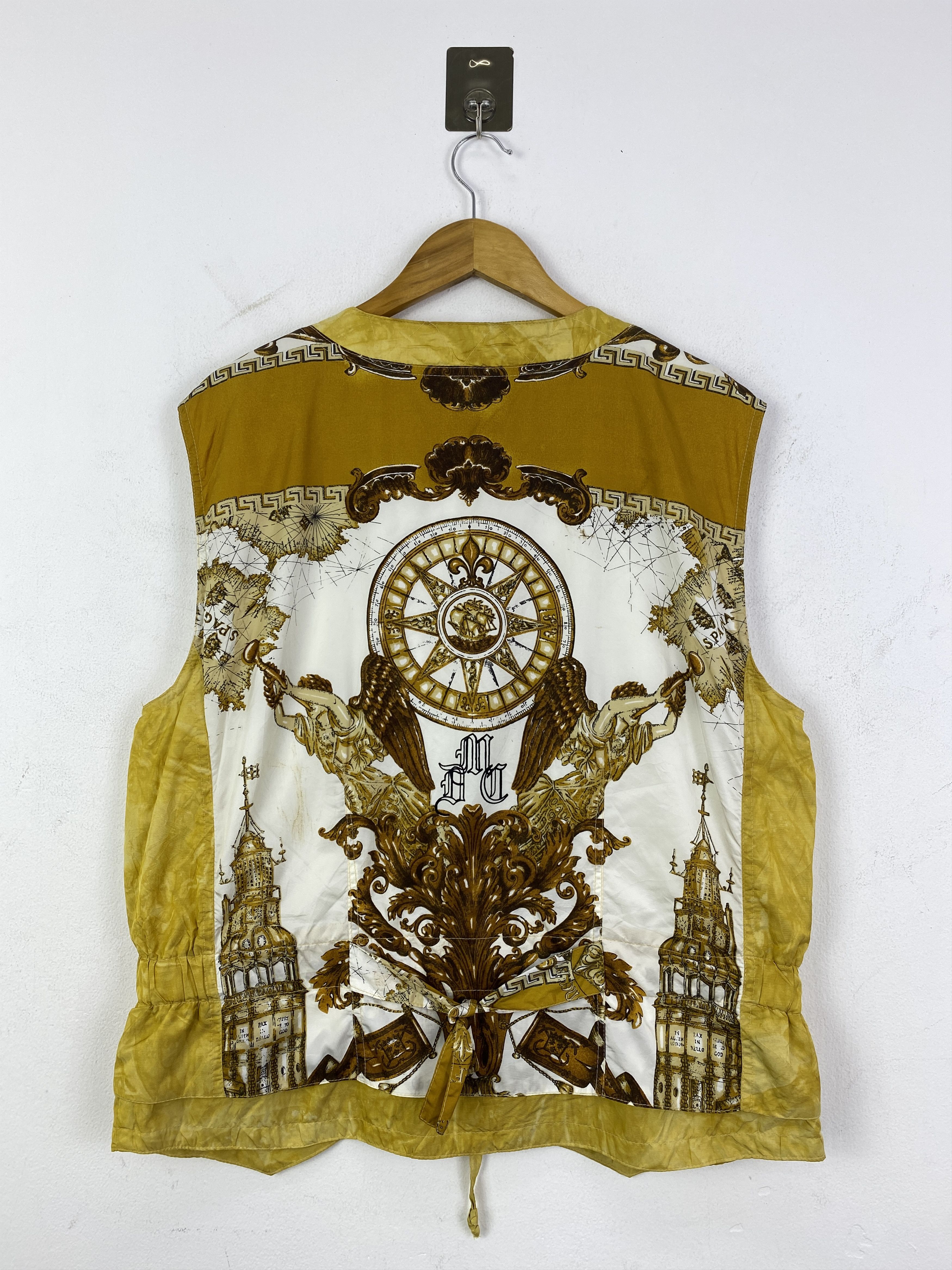 Japanese Brand Vintage Japanese Brand Full Print Vest J0123 Size US L / EU 52-54 / 3 - 3 Thumbnail