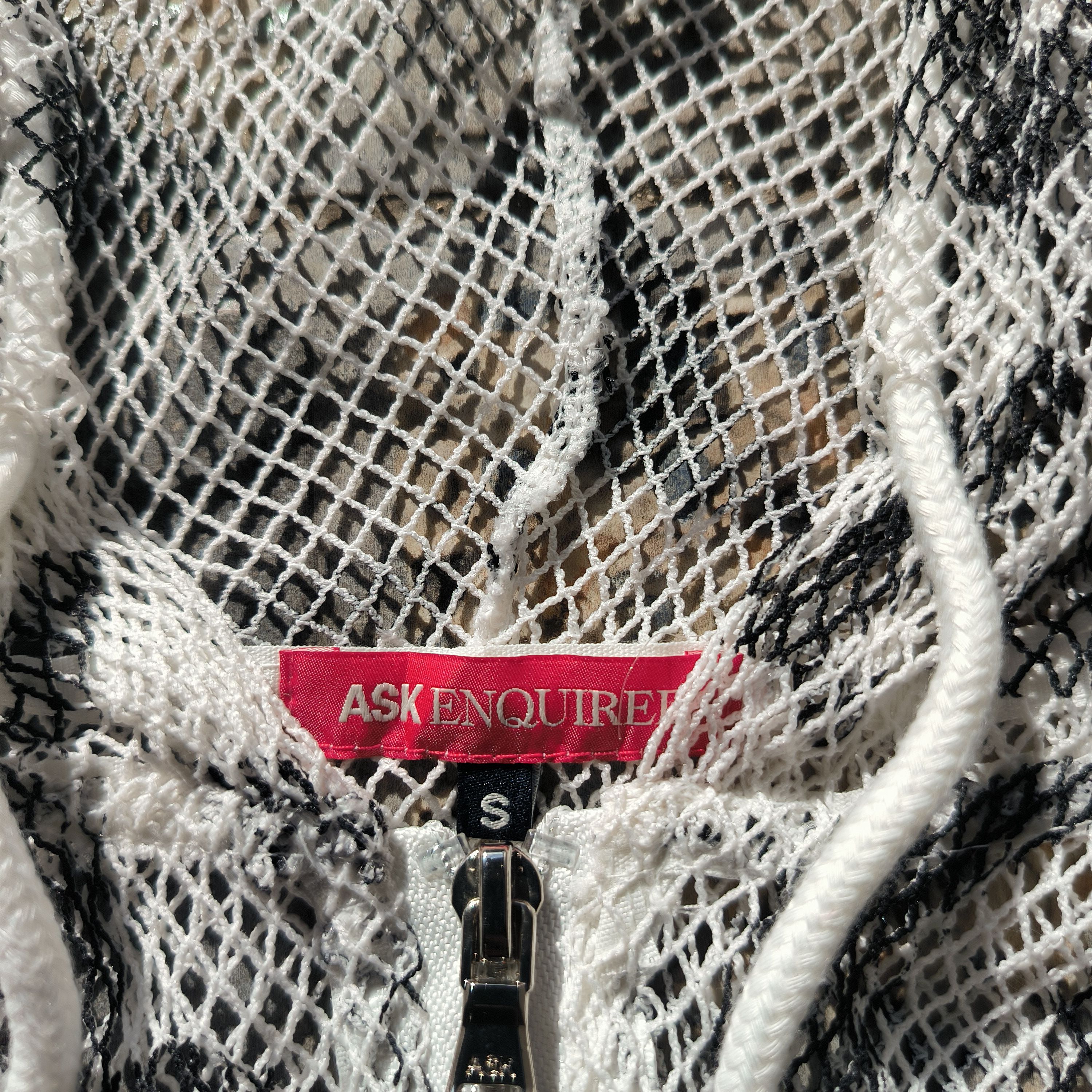Japanese Brand Vintage 2000s Ask Enquired Fishnet Jacket Size US S / EU 44-46 / 1 - 4 Thumbnail