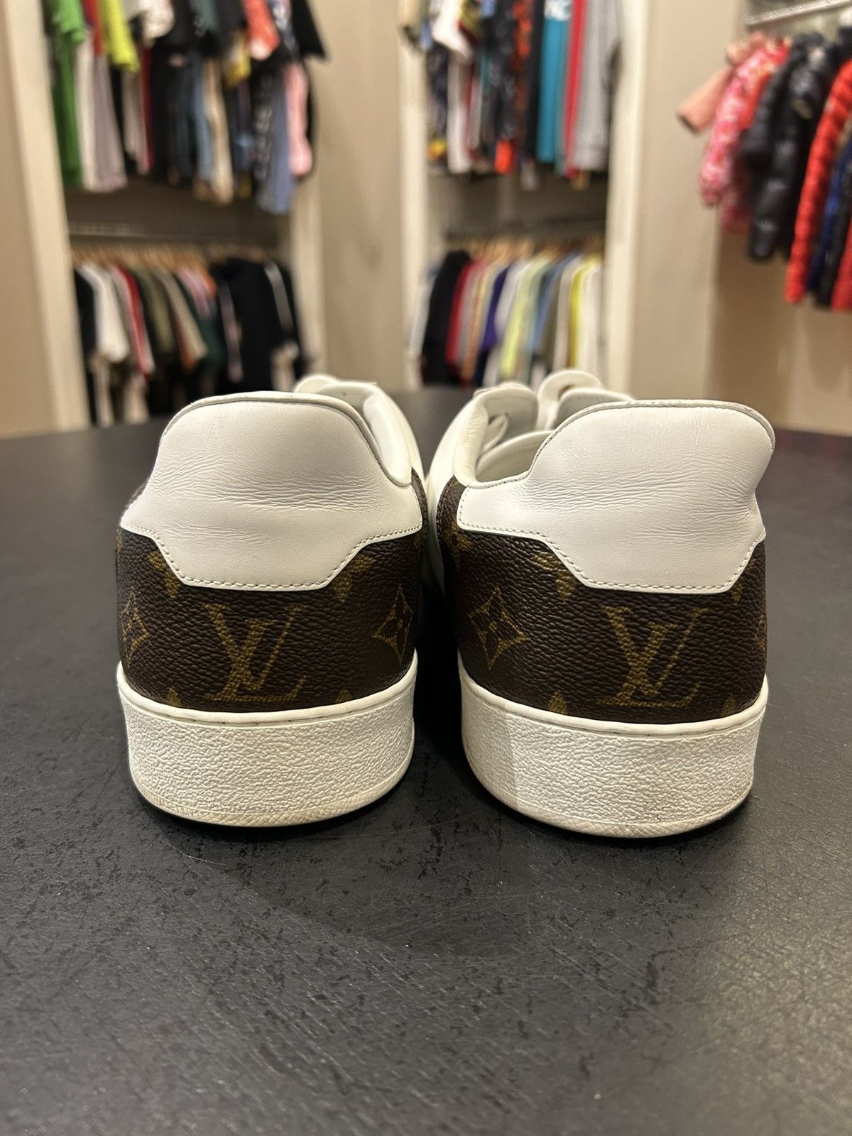 Louis Vuitton Louis Vuitton Rivoli Sneakers - Monogram/white Size US 10.5 / EU 43-44 - 5 Thumbnail