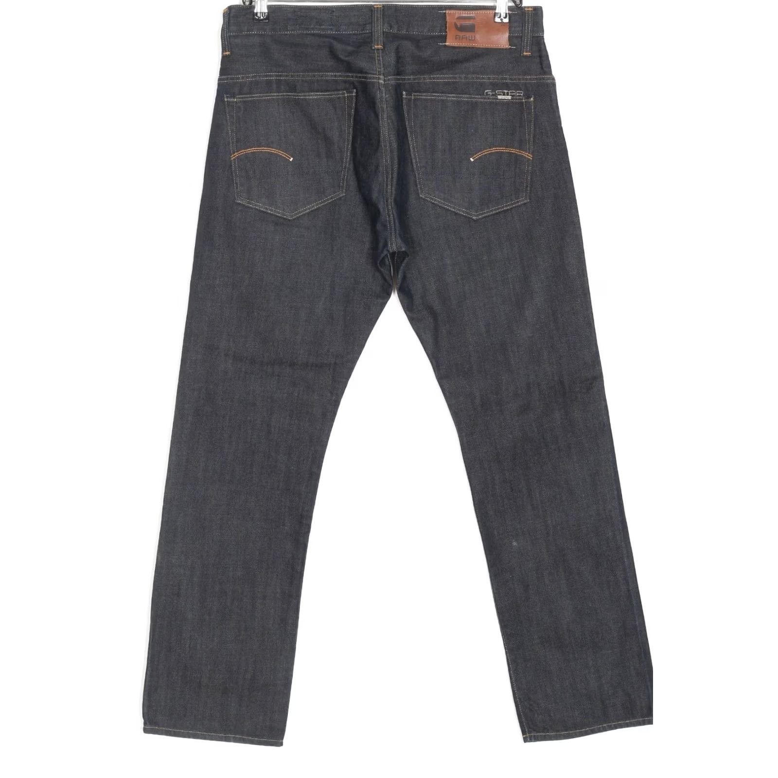 G-Star G-Star 3301 STRAIGHT Jeans Men W36 L32 DZ6209 Blue Denim 5-Pocket Regular Rise Mid Vintage No Size US 36 / EU 52 - 2 Thumbnail
