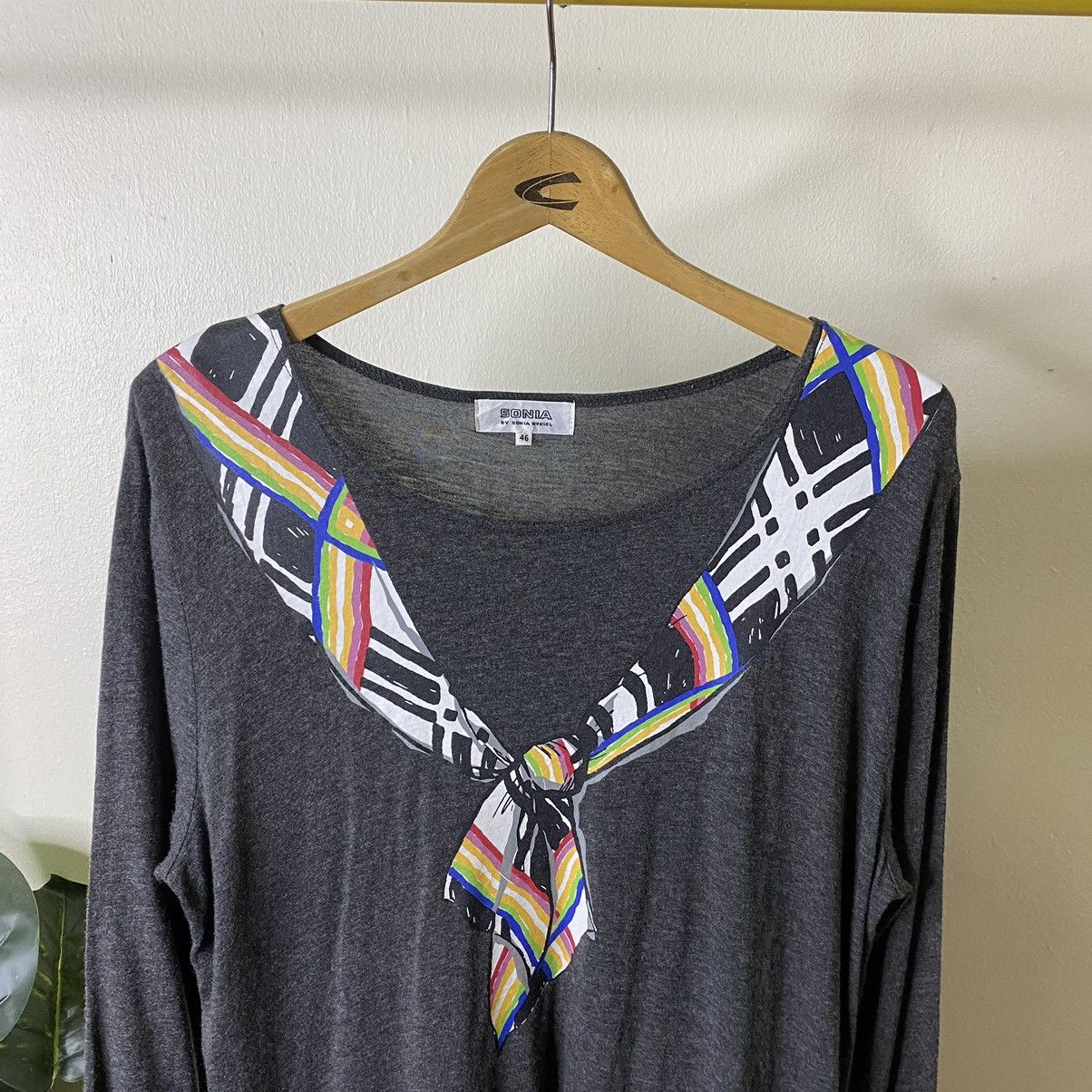 Designer × Sonia Rykiel Sonia By Sonia Rykiel Homme Designer LS Tee Size L / US 10 / IT 46 - 2 Thumbnail