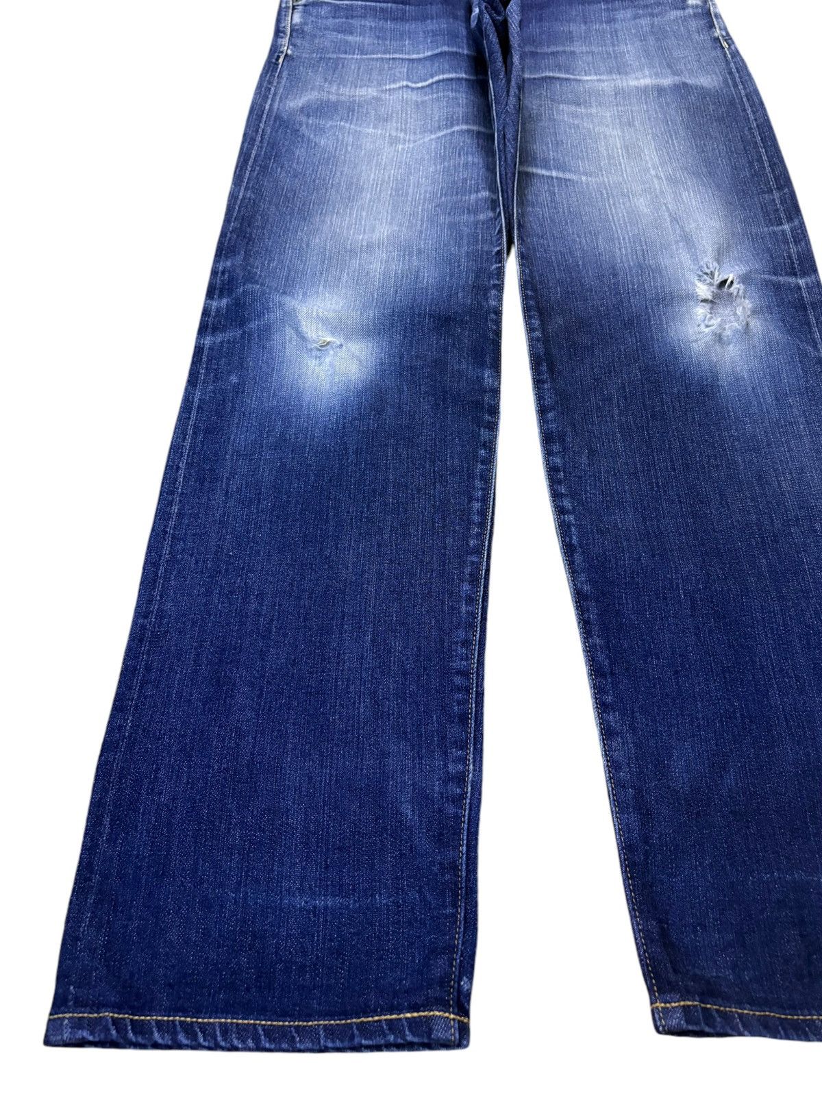 Japanese Brand × Spellbound Vintage Japanese Spellbound Selvedge Faded Distressed Jeans Size US 34 / EU 50 - 7 Thumbnail