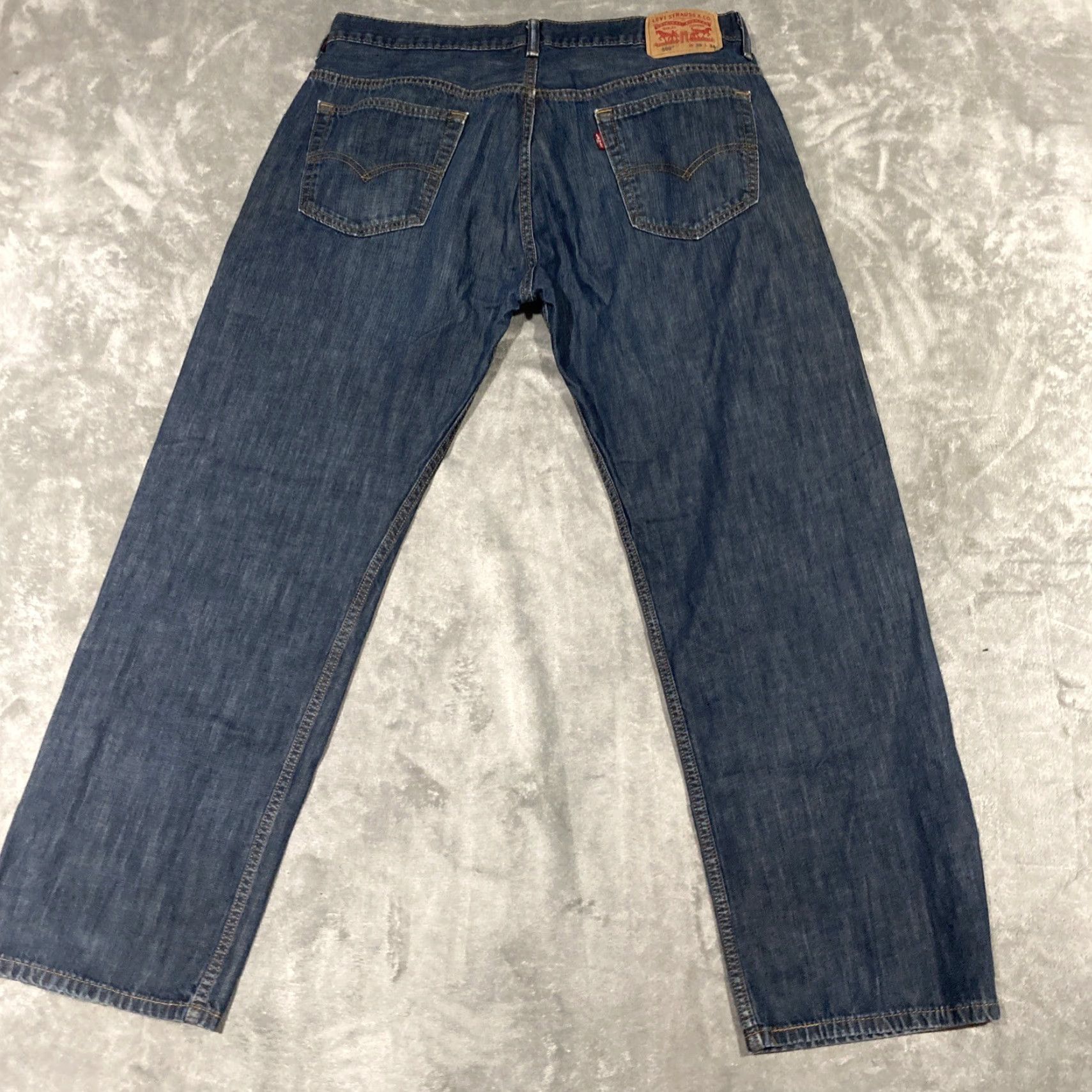 Levi's Levi's 569 Jeans Men 36x30 Medium Wash Blue Loose Straight Leg Denim Pants Shirt? Size US 36 / EU 52 - 4 Thumbnail