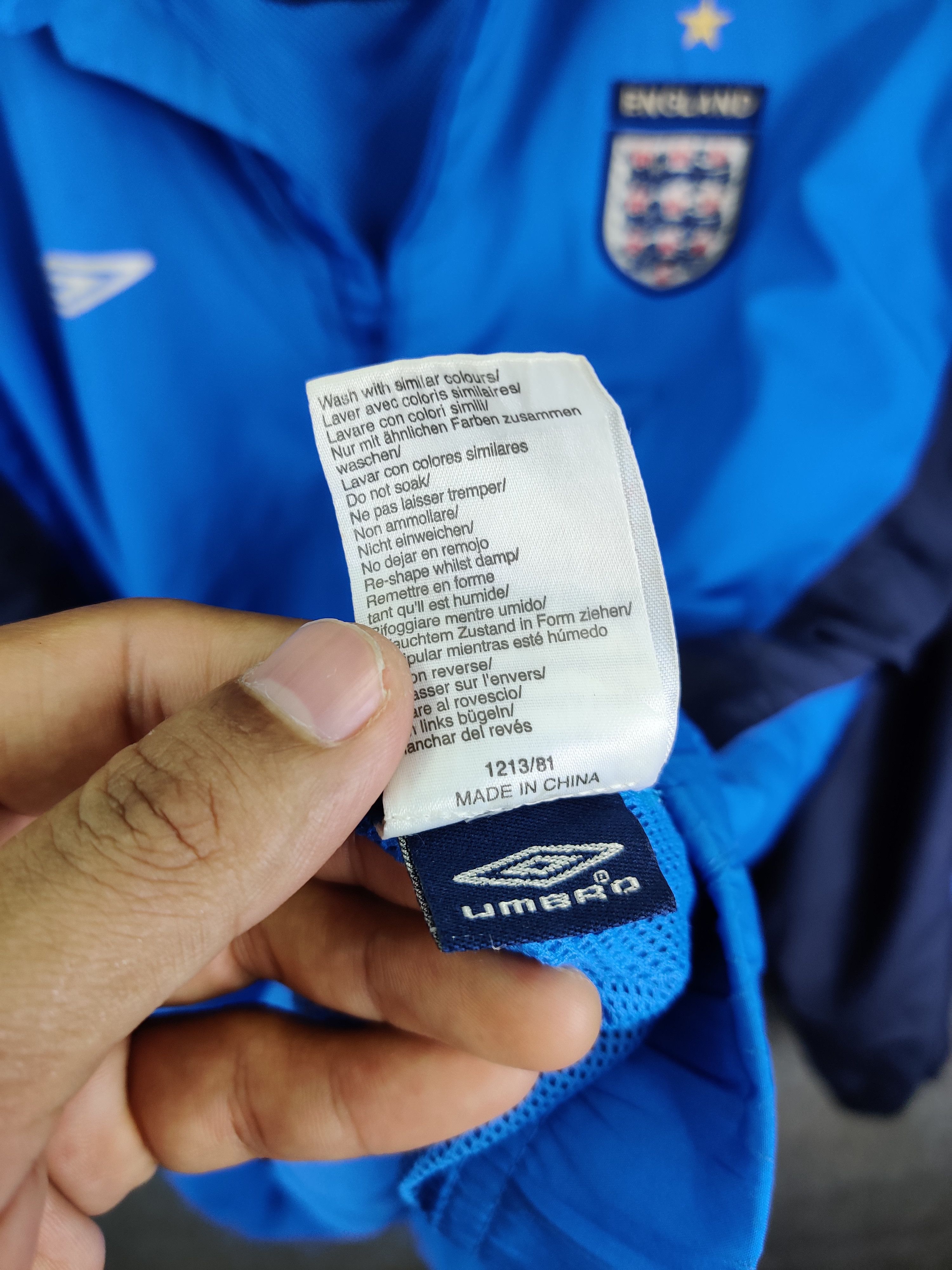 Umbro Vintage Umbro x England Soccer Football Windbreaker Jacket Size US M / EU 48-50 / 2 - 17 Thumbnail