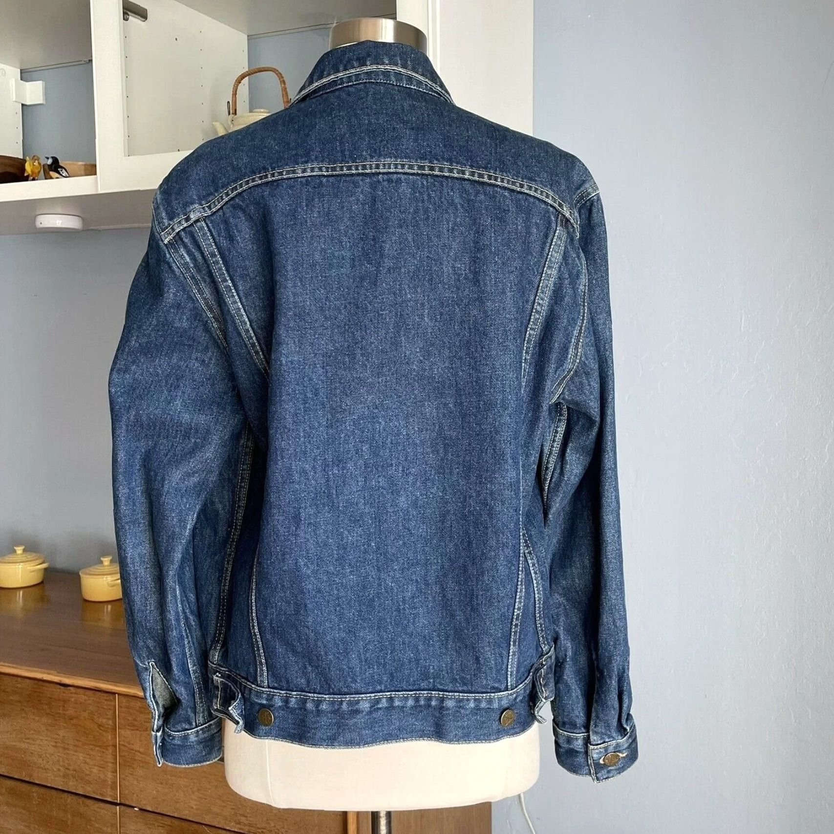 Guess VINTAGE Guess Denim Blue Jean Jacket Georges Marciano Trucker USA Women’s S Size 28" / US 6 / IT 42 - 3 Thumbnail